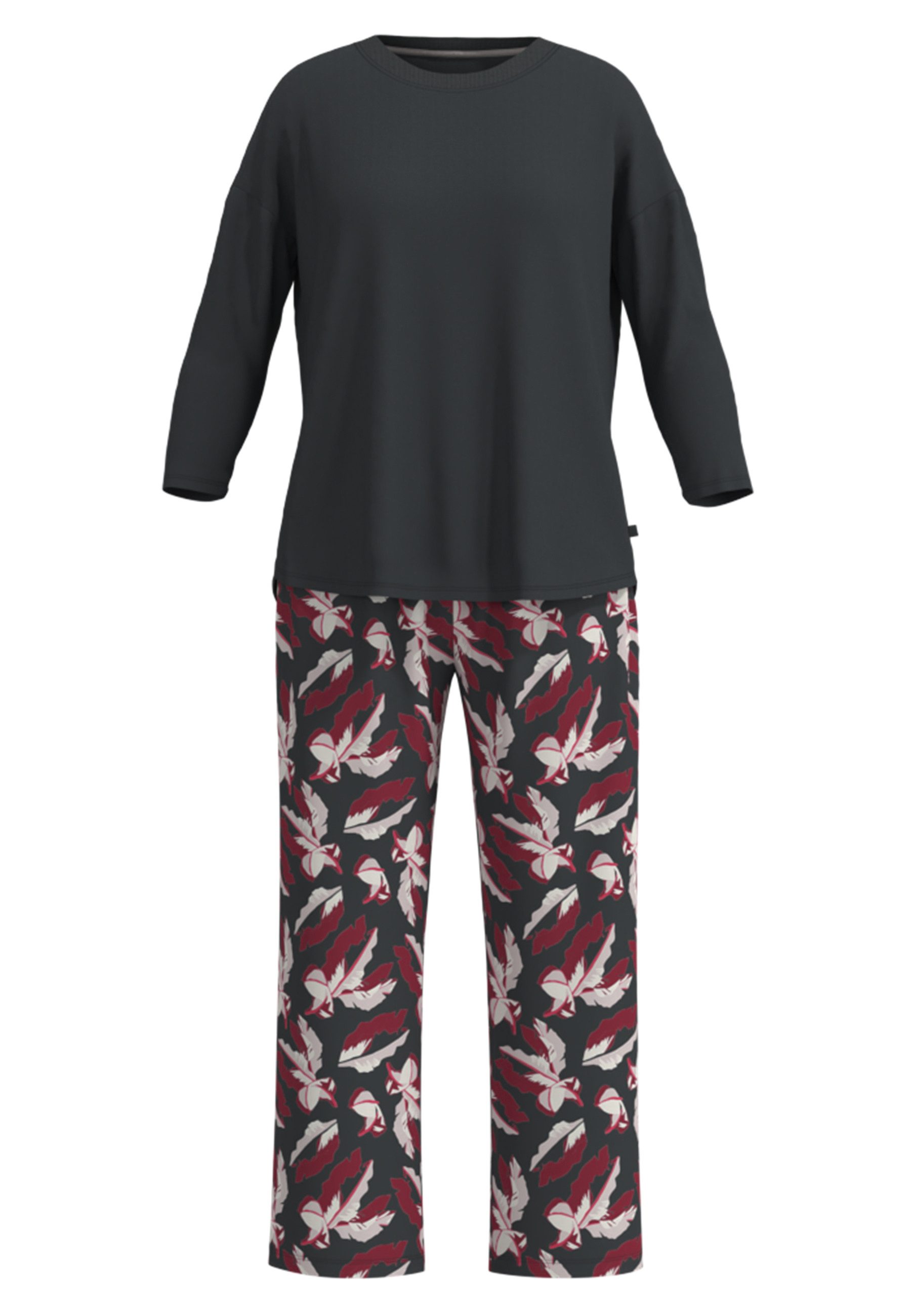 TOM TAILOR Pyjama atmungsaktiv, Viskosemix