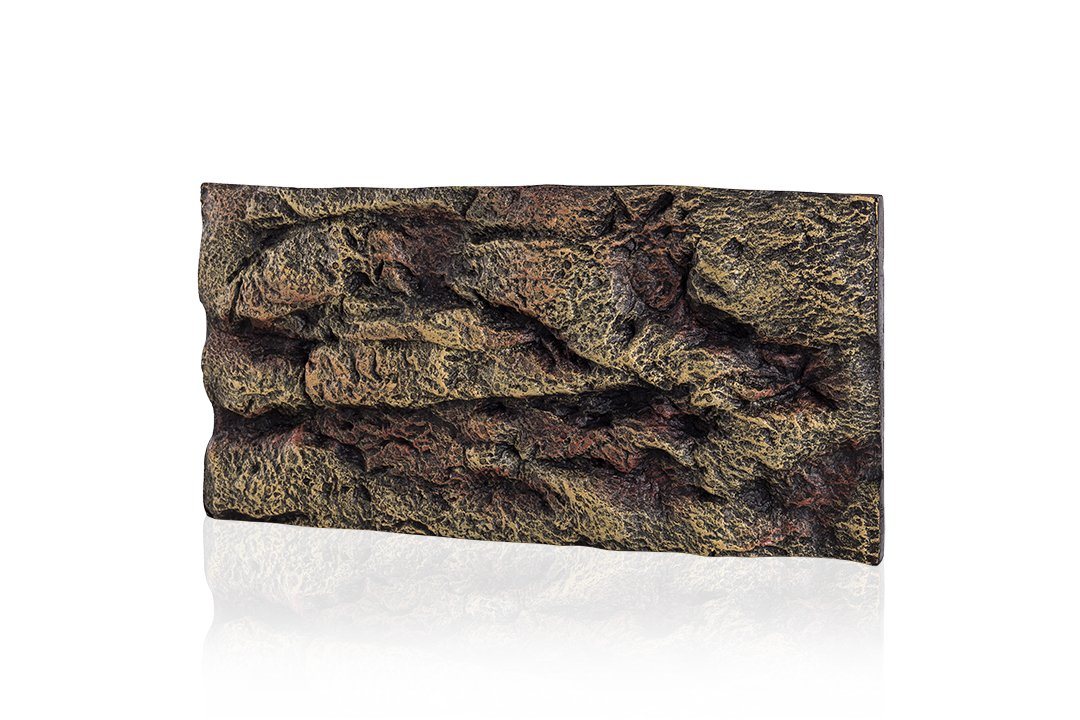 ReptiZoo Terrariendeko Terrarienrückwand in Steinoptik aus Schaum ca. 58x28cm (FB20)