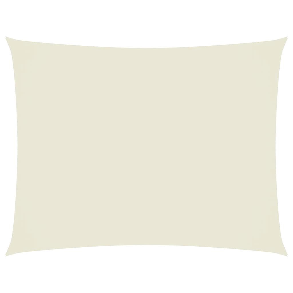 Sonnensegel Sonnensegel Oxford-Gewebe Rechteckig 2,5x3,5 m Creme