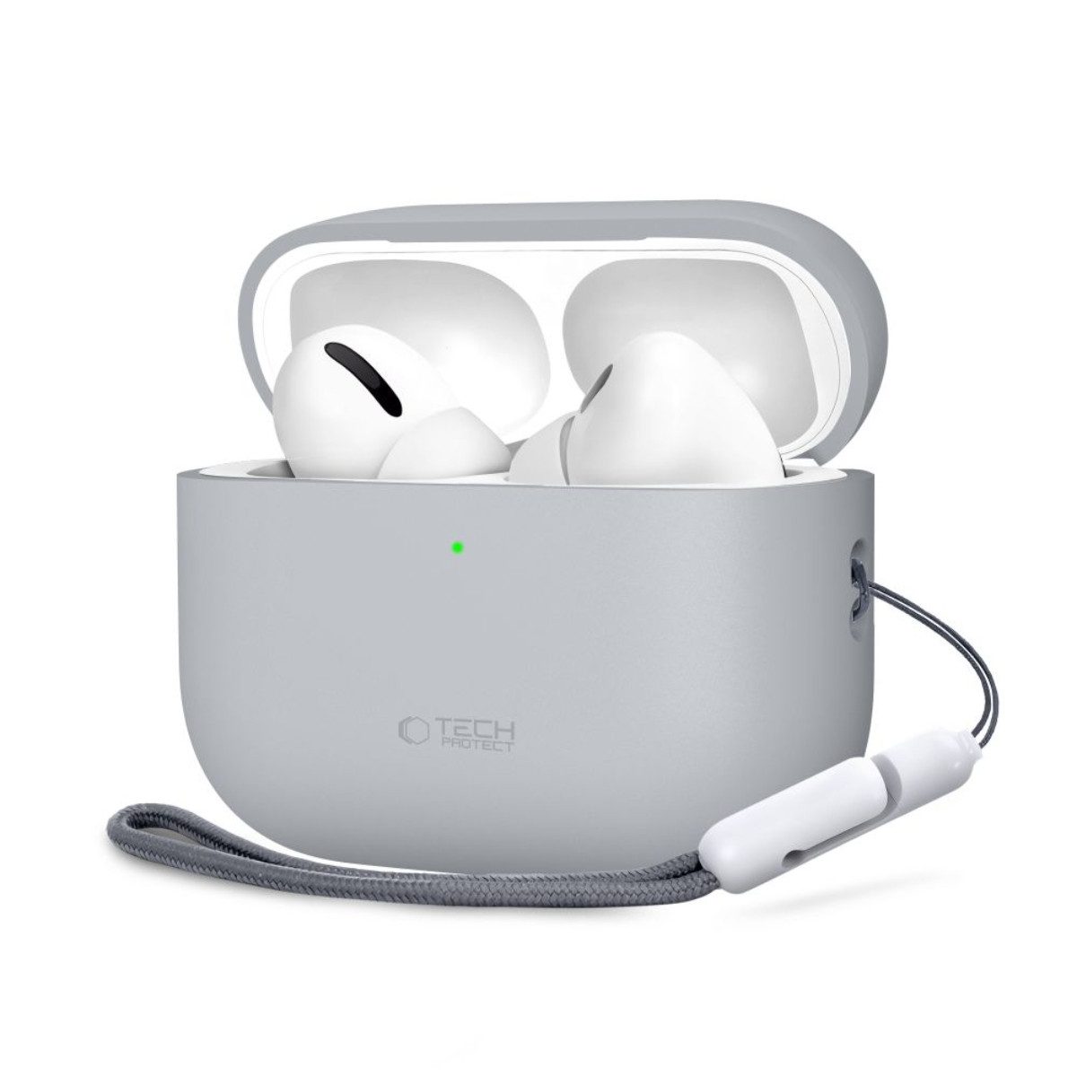 TECH PROTECT Kopfhörer-Schutzhülle Silikonhülle für AirPods Pro 3, Passgenauer Rundumschutz für das Ladecase