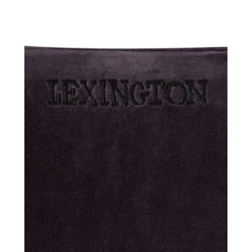 Kissenhülle LEXINGTON Kissenhülle Patched Organic Cotton Velvet Gray Beige (50x50), Lexington