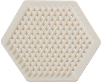 NABBI Bügelperlen Nabbi Bio Legeplatte, Hexagon, 9 cm