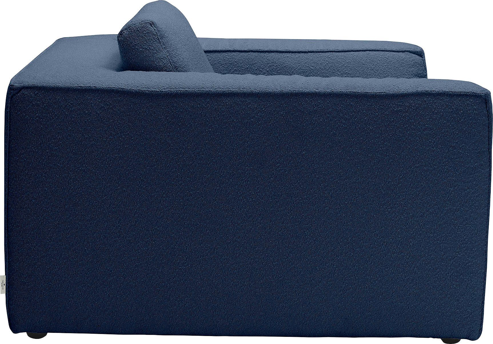 große STYLE, extra CUBE cm HOME Loveseat bequemen BIG Breite TOM mit 147 Sitztiefe, Stegkissen, TAILOR