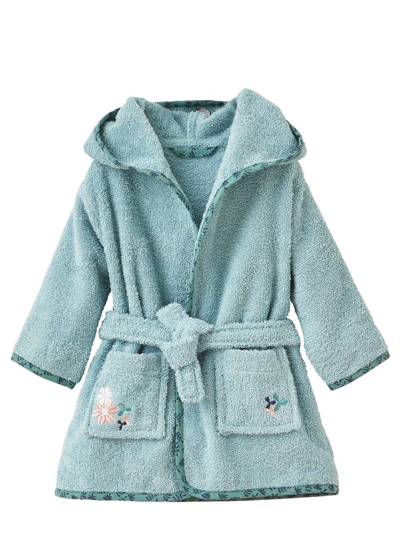 vertbaudet Bademantel Baby Bademantel MÄRCHENWALD, Reh-Kostüm, Frottee