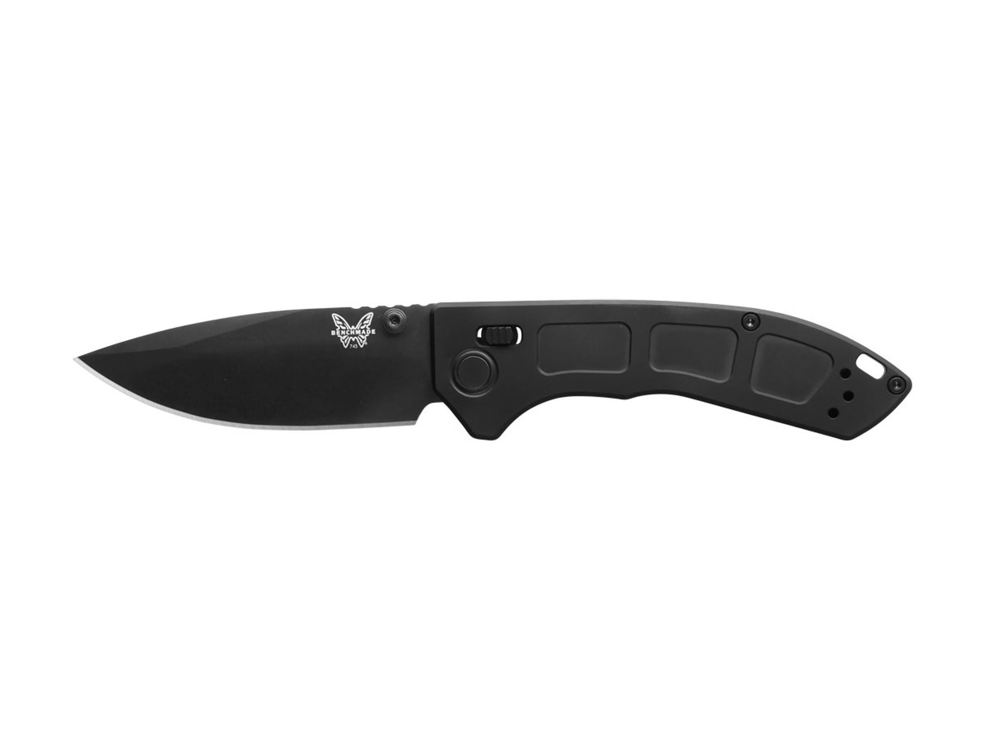 Benchmade Taschenmesser Benchmade 743BK-01 Mini Narrows, Black Titanium