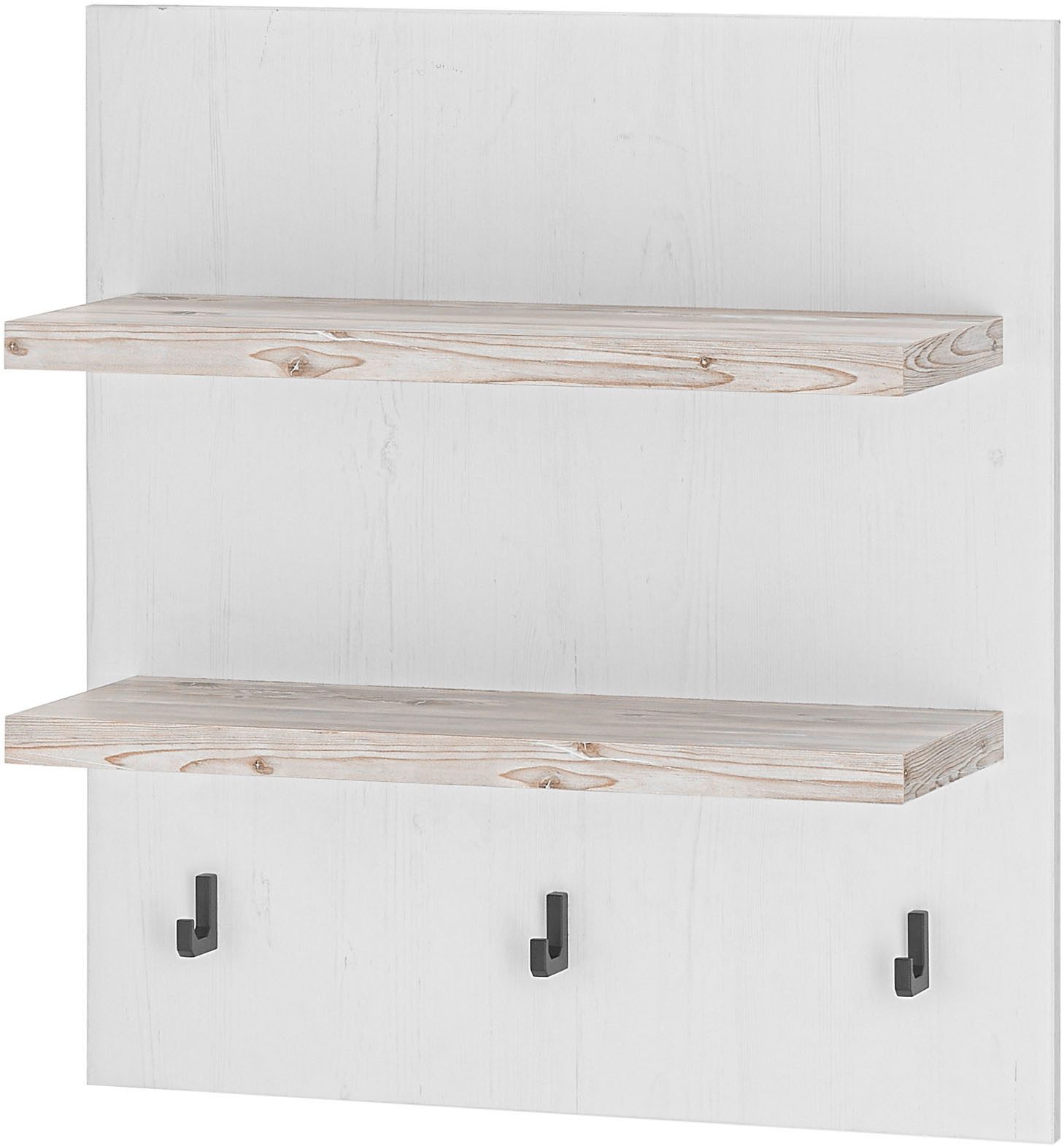 Küchenregal Florenz, Wandboard in Pinie Weiß, Hängeregal, Wandregal