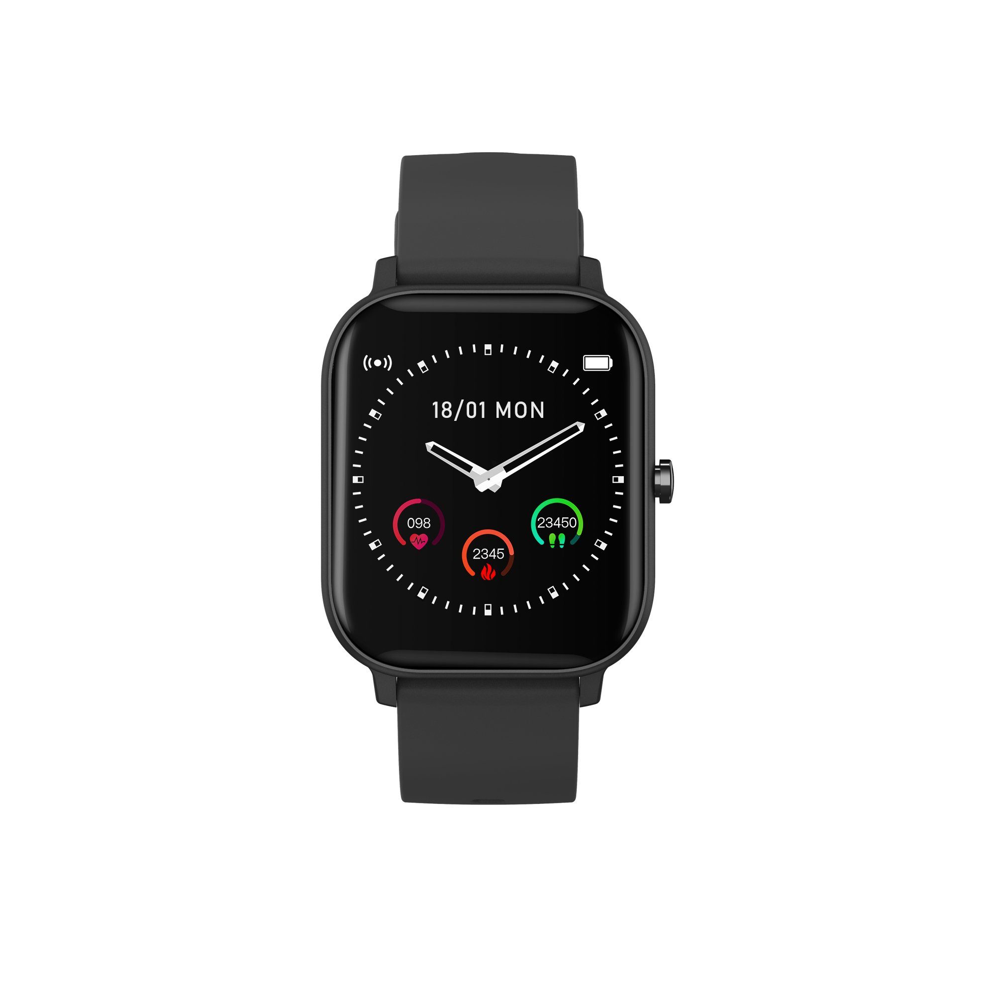 Levowatch L10 Smartwatch (3,5 cm/1,4 Zoll), magnetisches Ladekabel, Musiksteuerung, Tracker, Fitness Uhr