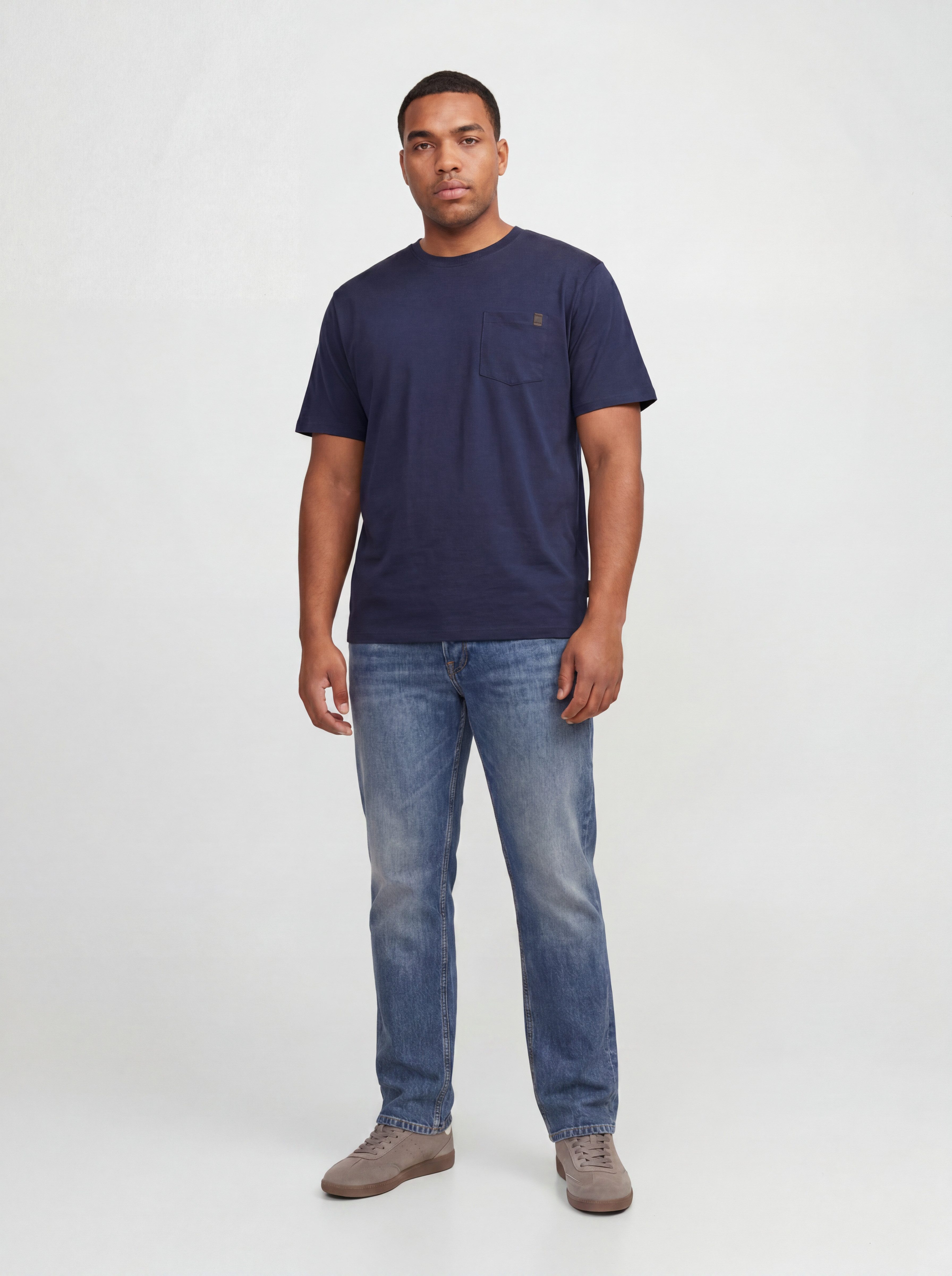 Jack & Jones PlusSize Comfort-fit-Jeans JJIMIKE JJORIGINAL ST PLS Baumwollmischung, comfort fit