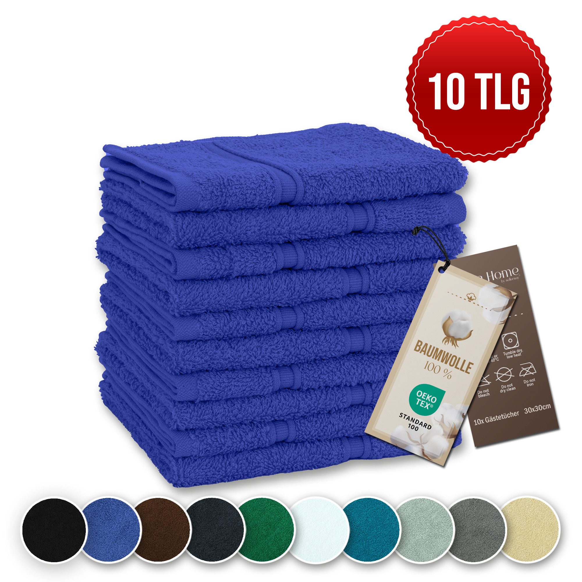Veluna Home Gästehandtücher 30x30 cm Premium günstig online kaufen