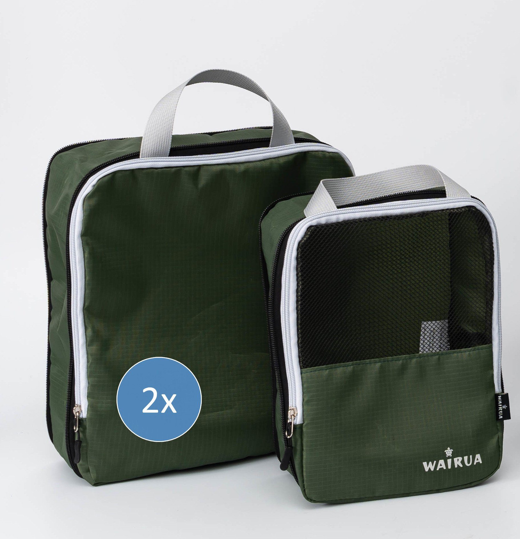 WAIRUA Reisetasche Premium Packbeutel 3- mit / Kompression (3-tlg) 6-teiliges Set Packtaschen