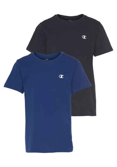 Champion T-Shirt »2-PCK CREW NECK« (Packung, 2-tlg)
