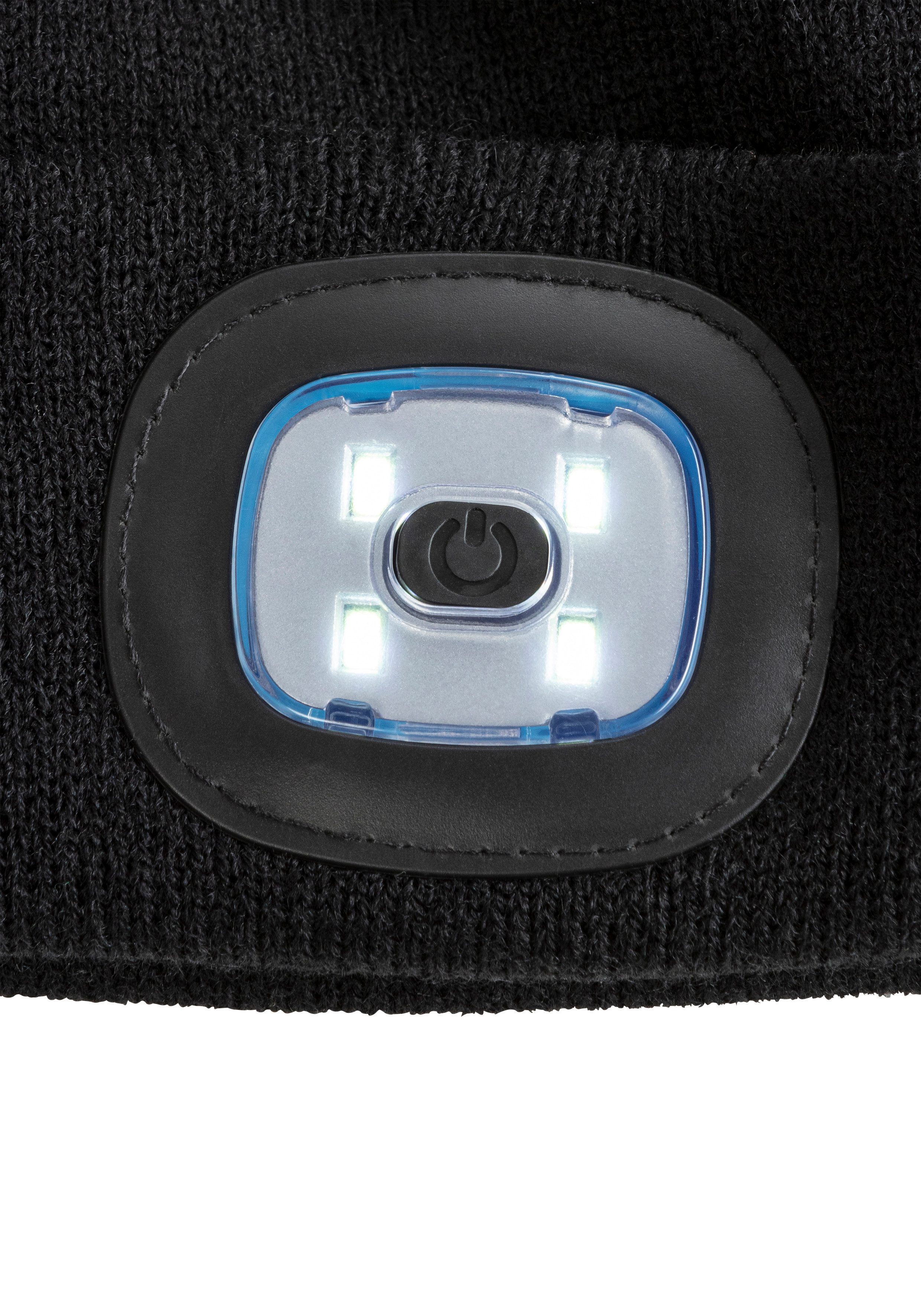 Heatkeeper Strickmütze MEN THERMAL BEANIE+LED LIGHT RECHARGE wiederaufladbarer, abnehmbaren LED-Leuchte für die dunkle Jahreszeit – Bild 5 von 5
