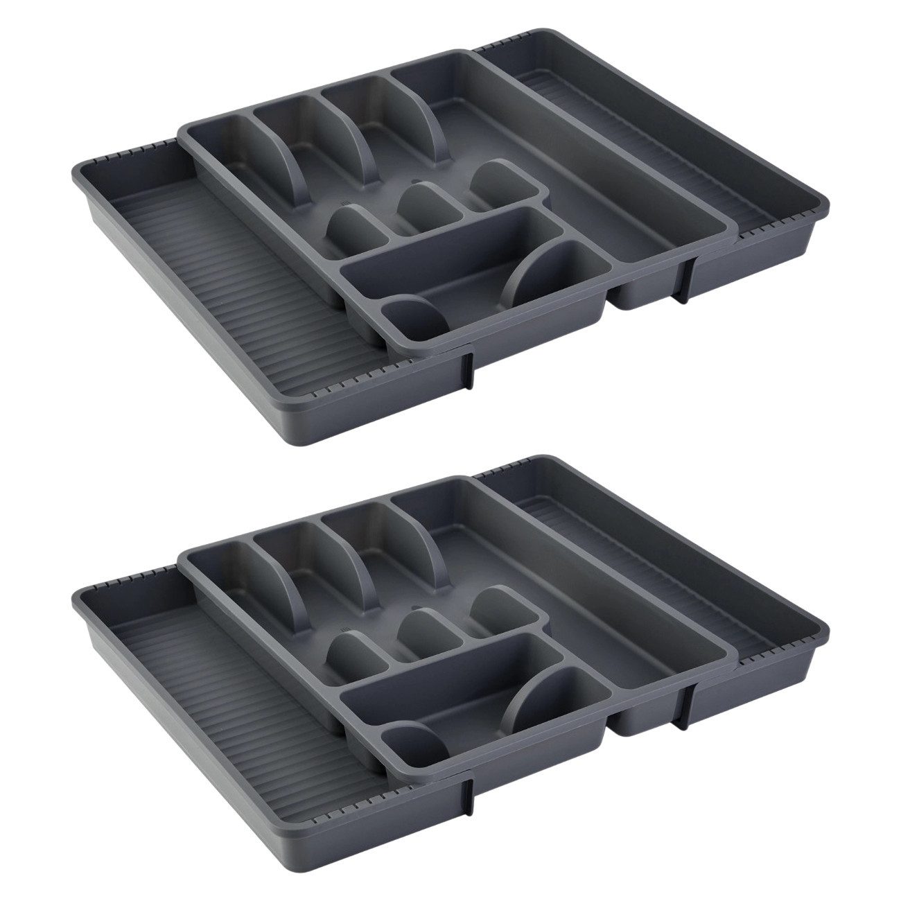 Engelland Besteckkasten Ausziehbarer Besteckeinsatz für Schubladen 30-50 cm günstig online kaufen