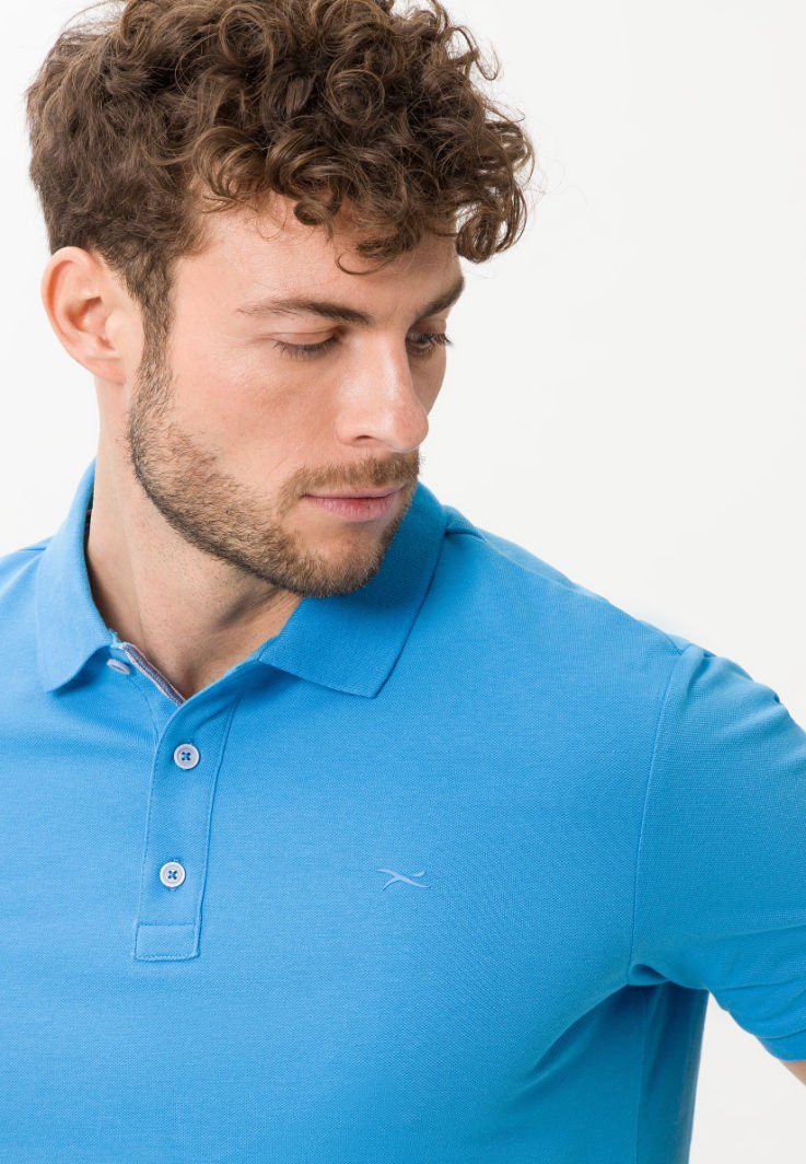 Style hellblau U PETE Brax Poloshirt