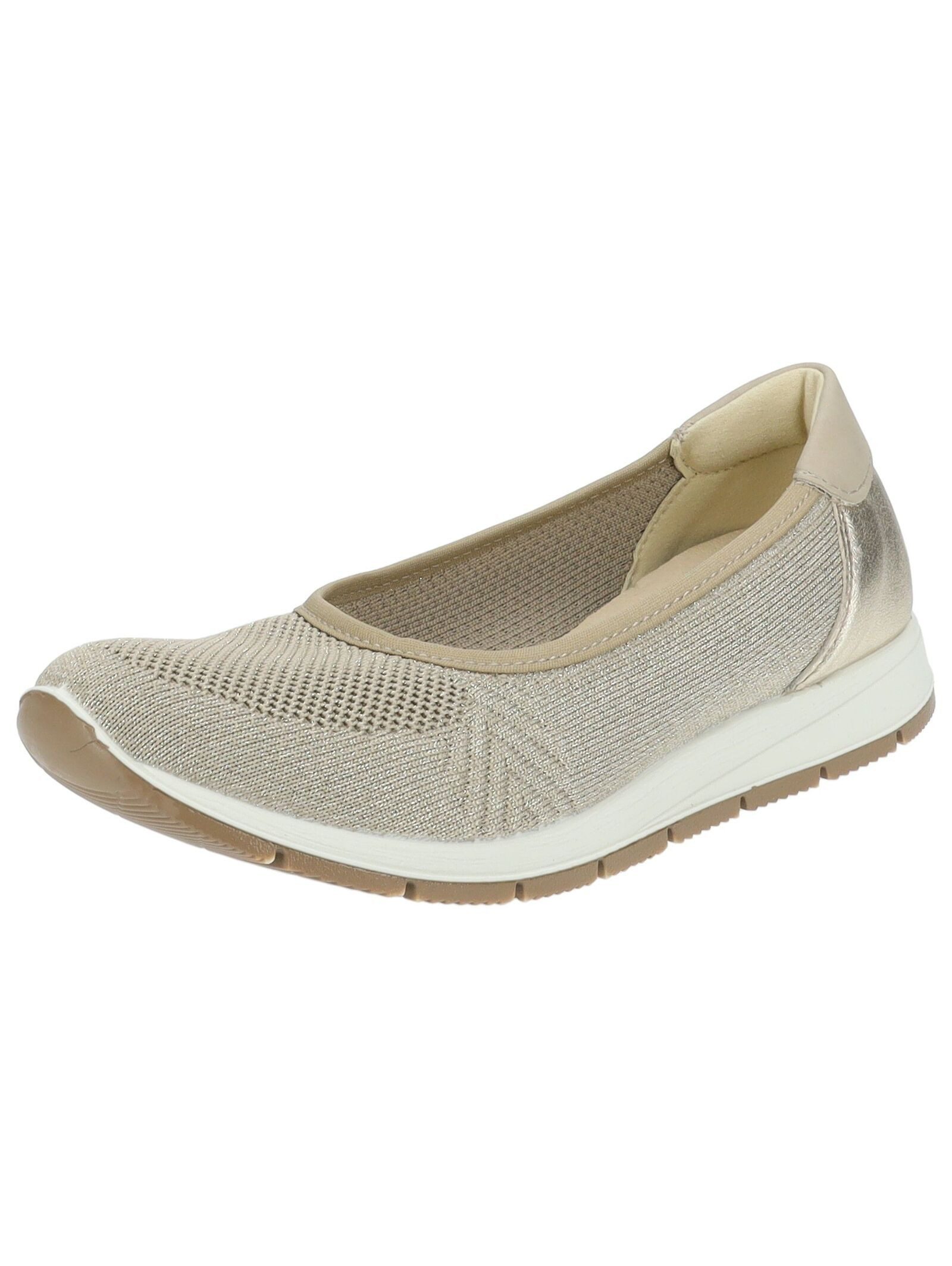 Ballerinas Lederimitat/Mesh . Ballerina