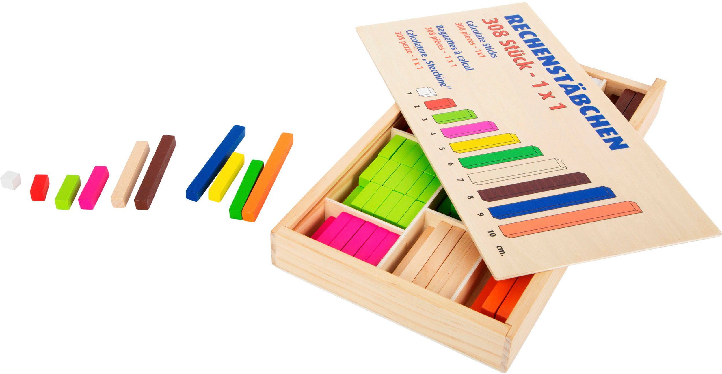 Small Foot Spiel Lernbox Rechenstäbchen, Lernspiel