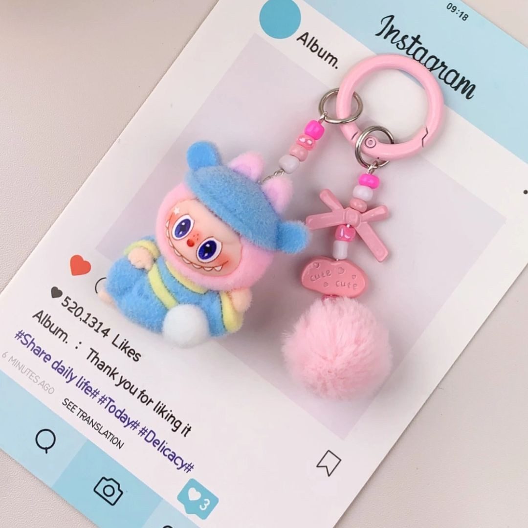 suebidou Schlüsselanhänger Labubu inspirierter niedlicher Anhänger für Tasc günstig online kaufen