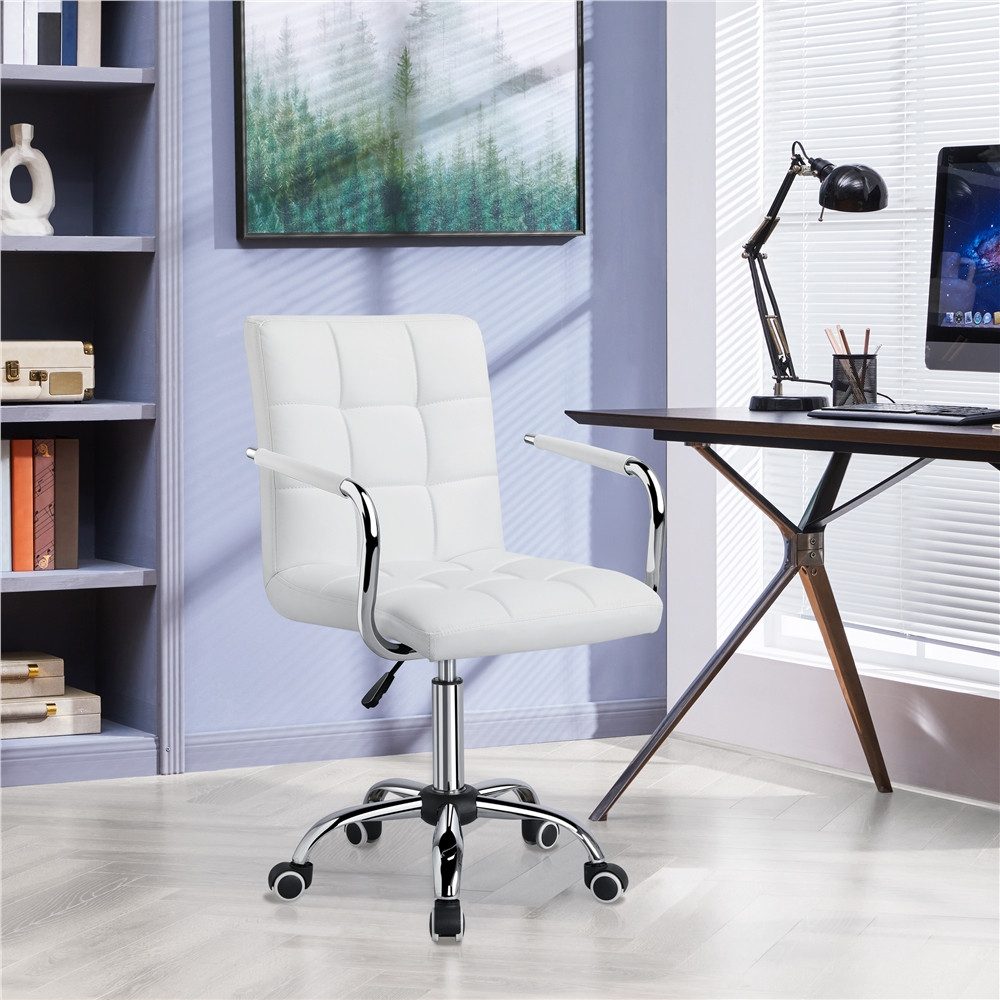 Yaheetech Drehstuhl höhenverstellbar Chefsessel, ergonomischer Bürostuhl auf Rädern
