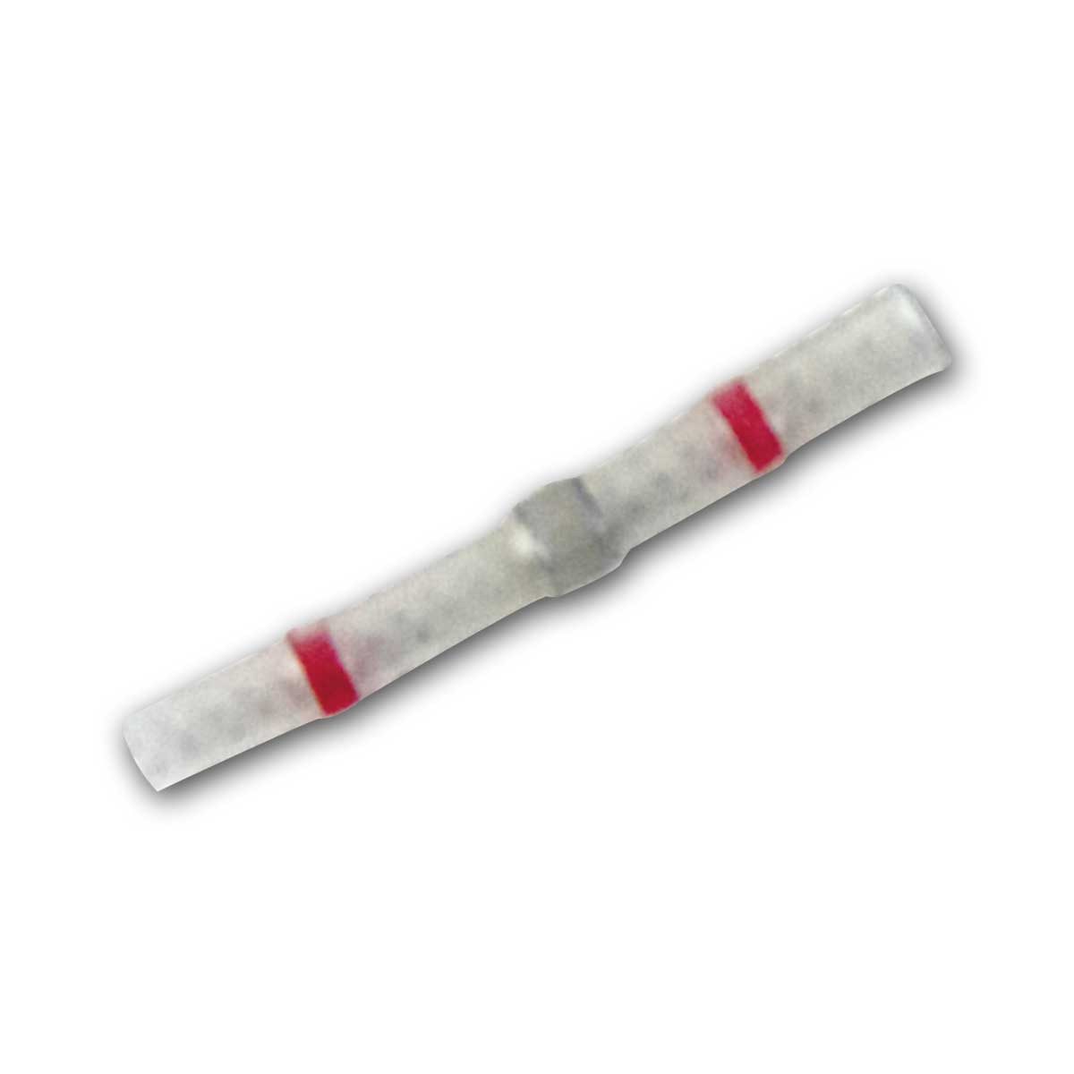 McPower Lötkabelschuh Lötverbinder 20er Pack, Ø2,7mm, 0,5-1,0mm² rot