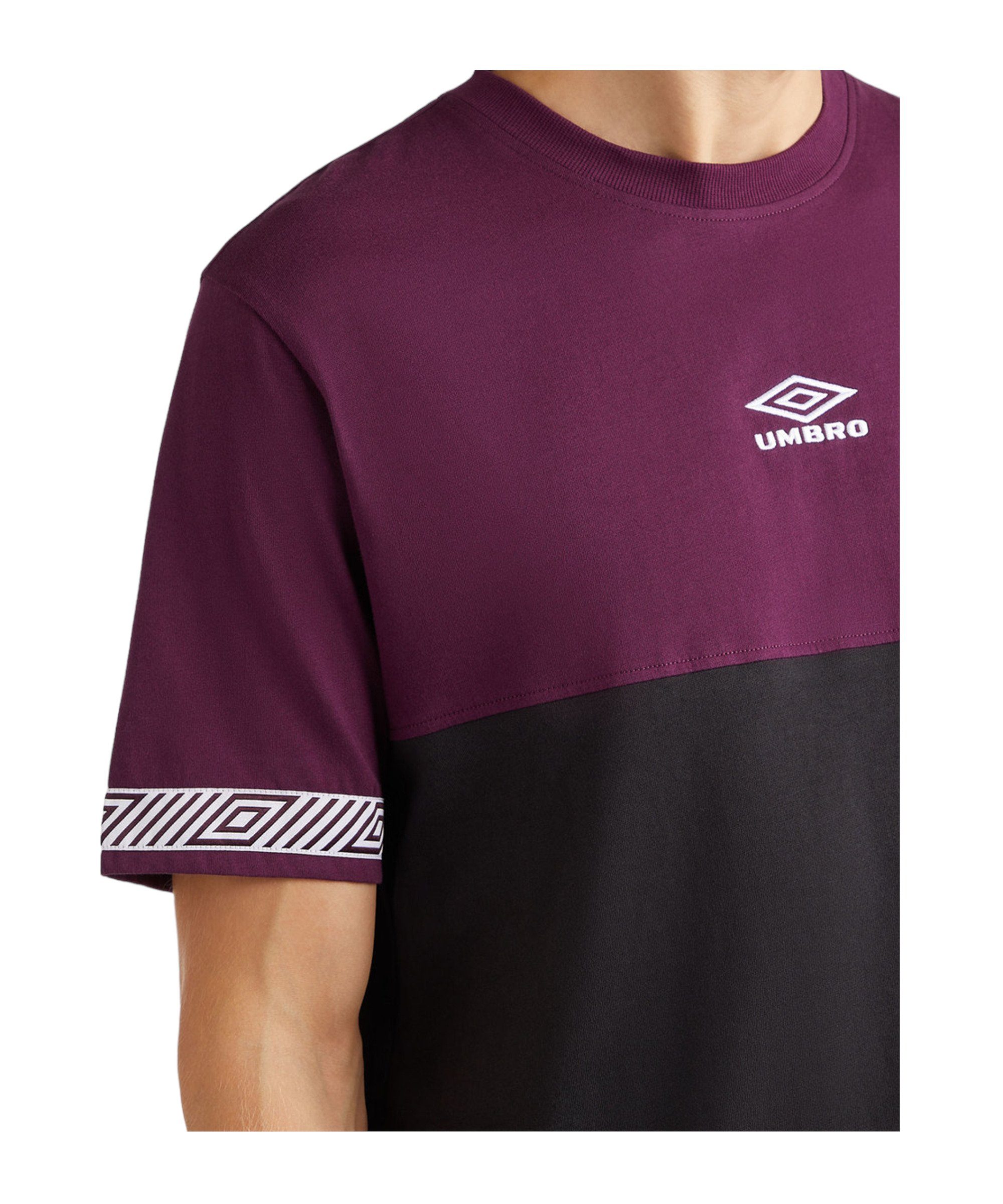 Umbro T-Shirt Sports T-Shirt lilaschwarz Crew Club default Style