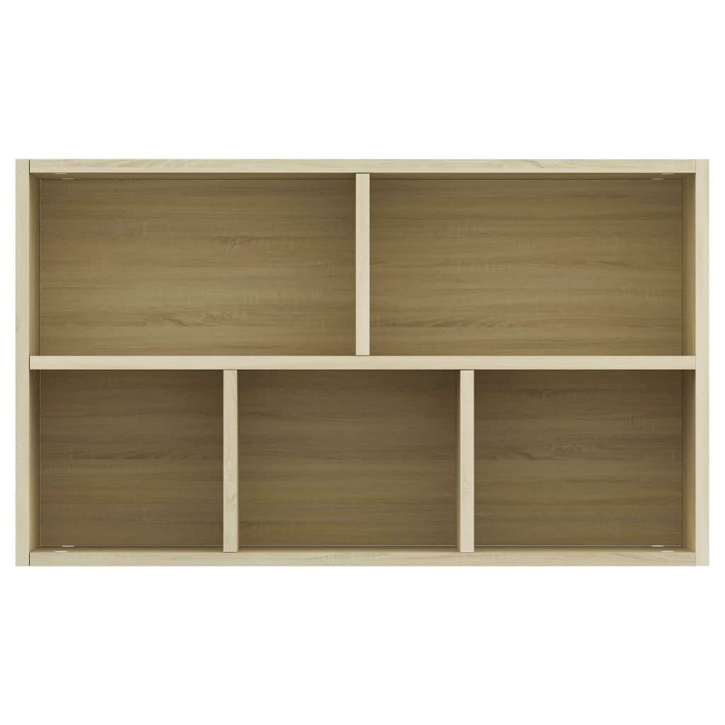Eiche cm Bücherregal/Sideboard Sonoma Holzwerkstoff 50x25x80 Bücherregal furnicato