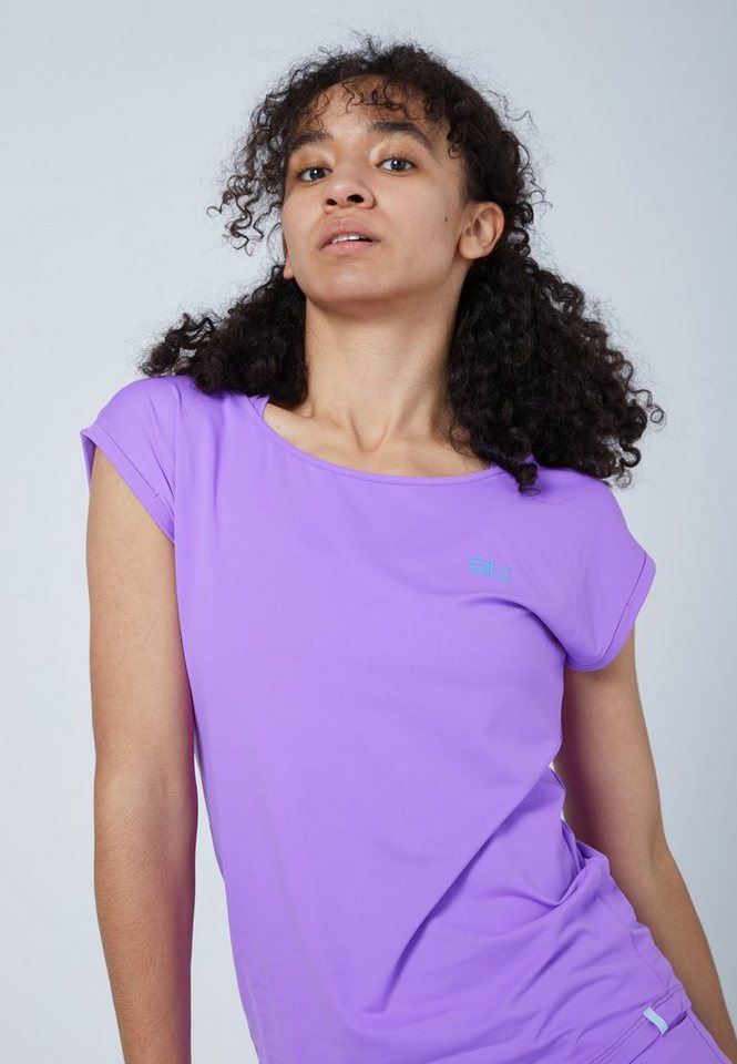 SPORTKIND Funktionsshirt Tennis Loose Fit Shirt Mädchen & Damen lila