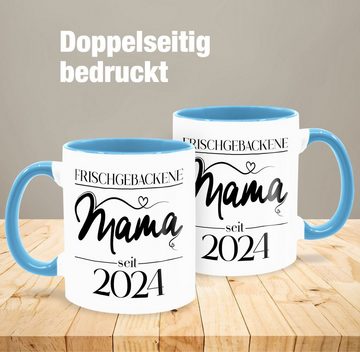 Shirtracer Tasse Frischgebackene Mama seit 2024, Keramik, Mama