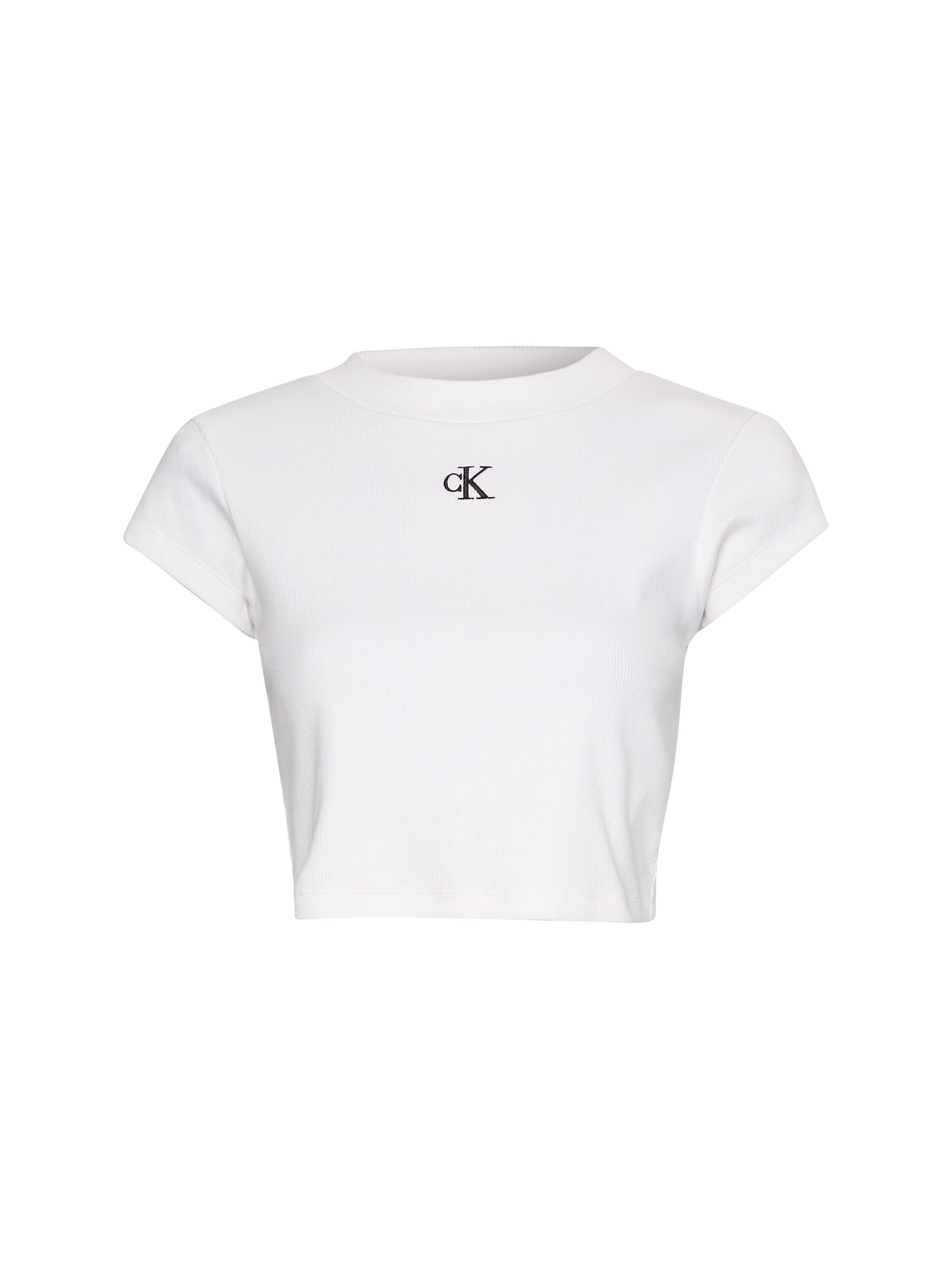 Calvin Klein Jeans T-Shirt weiß CK BABY RIB TEE