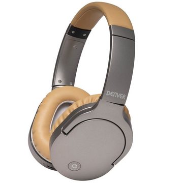 Denver BTN-207SAND Bluetooth Over-Ear Kopfhörer (Mit Mikrofon, ANC (Geräuschunterdrückung), Bluetooth, Gepolstert)