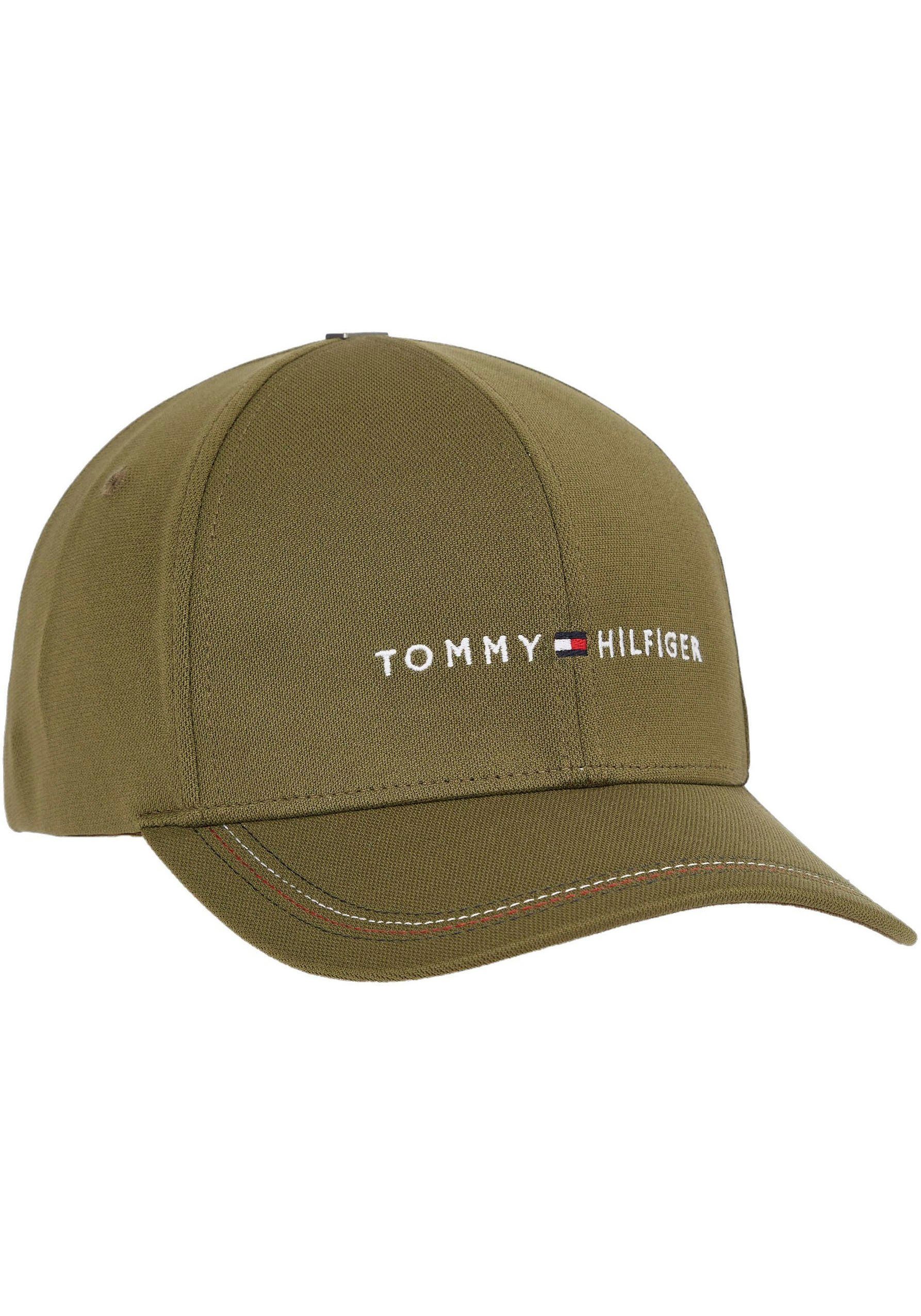 Tommy Hilfiger Baseball Cap mit Tommy Hilfiger Kontrastnähten entlang des Schilds khaki | Baseball Caps