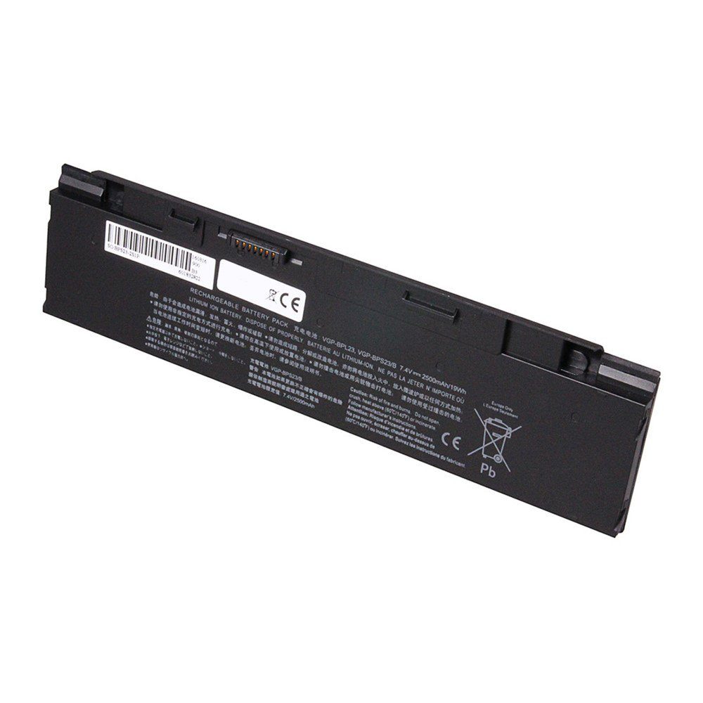 GOLDBATT Akku für Sony BPS23 Vaio P VPCP115JC VGPBPL23 VPCP116KG VPCP118JC 2500 mAh Laptop-Akku Ersatzakku 2500 mAh (7,4 V, 1 St), 100% kompatibel mit den Original Akkus durch maßgefertigte Passform inklusive Überladungs- und Kurzschlussschutz