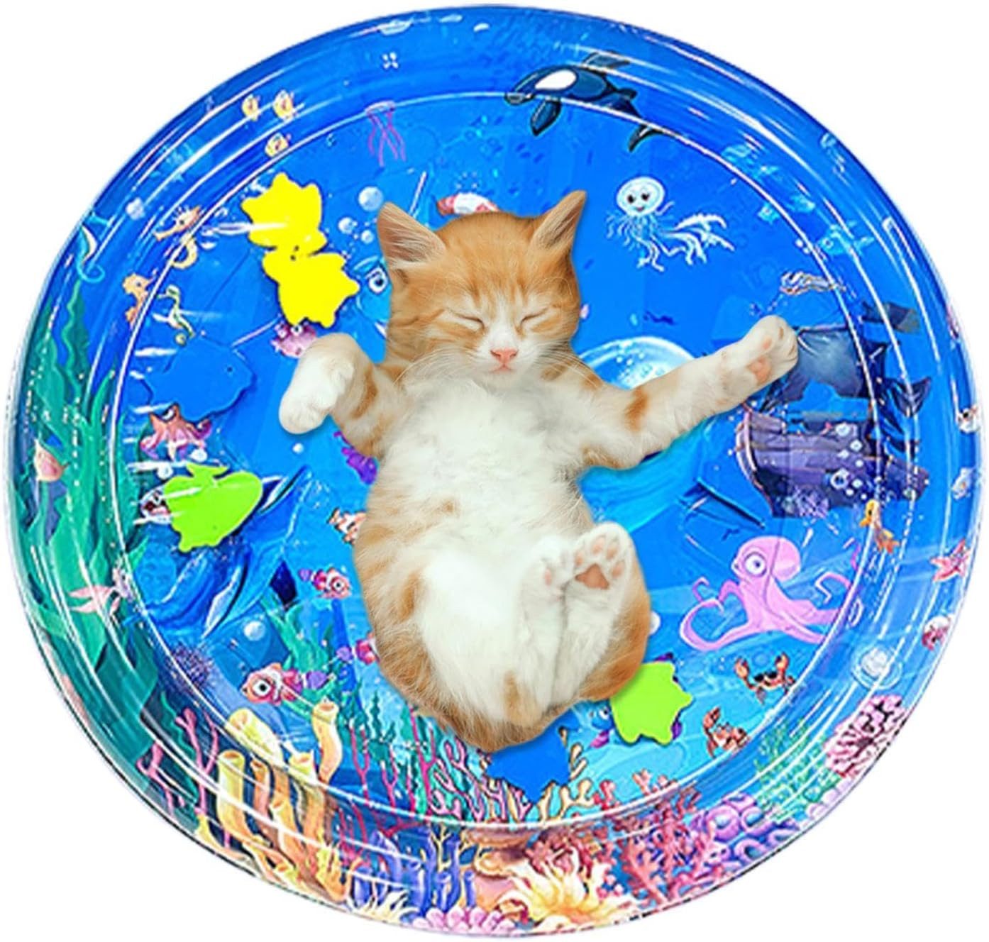 Coonoor Hundematte Sensorische Wasser Spielmatte,Katzen-Wasser-Spielmatte günstig online kaufen