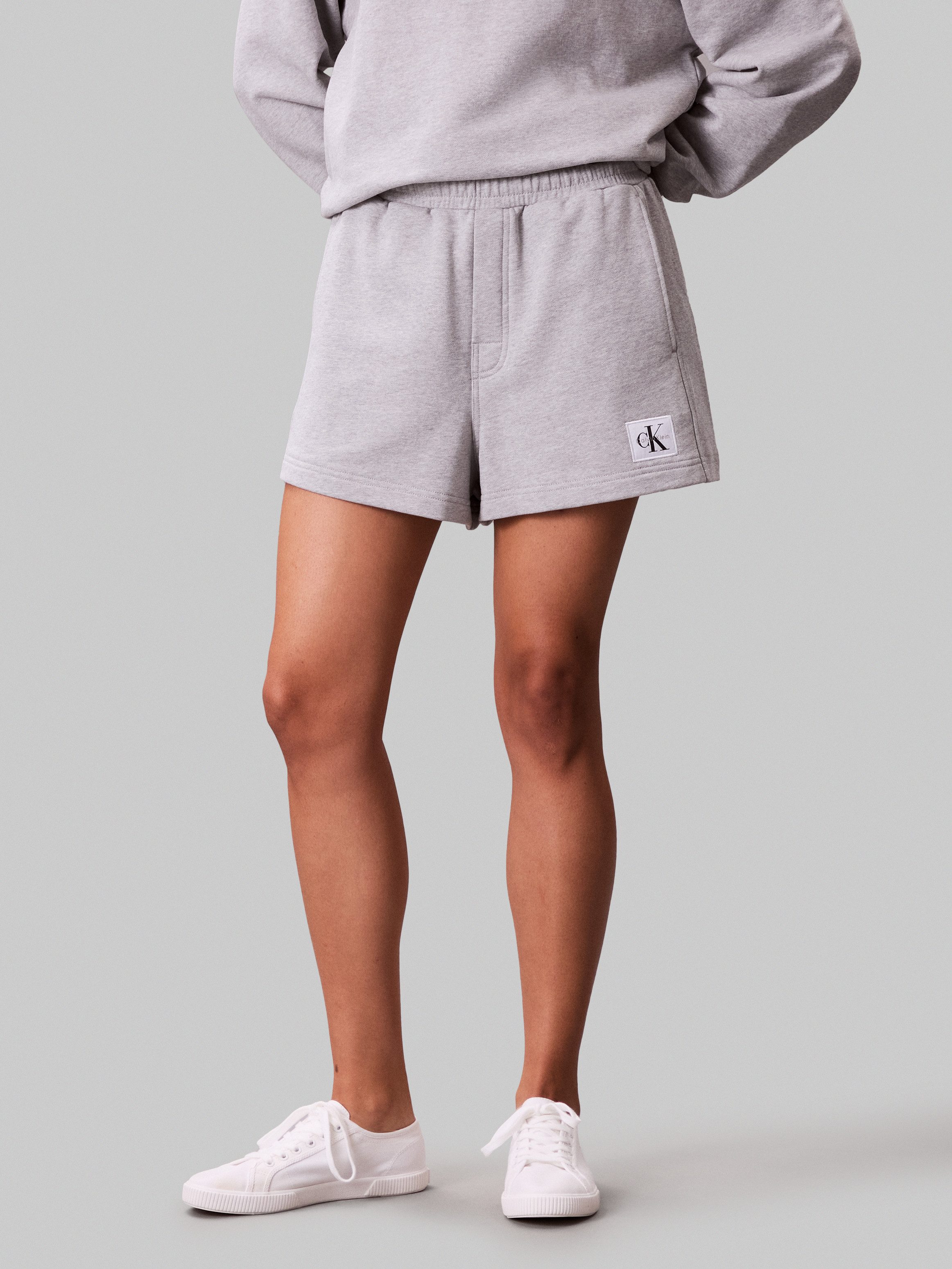 Calvin Klein Jeans Sweatshorts A - FRNCH TRRY BDG L Mit elastischem Bund günstig online kaufen
