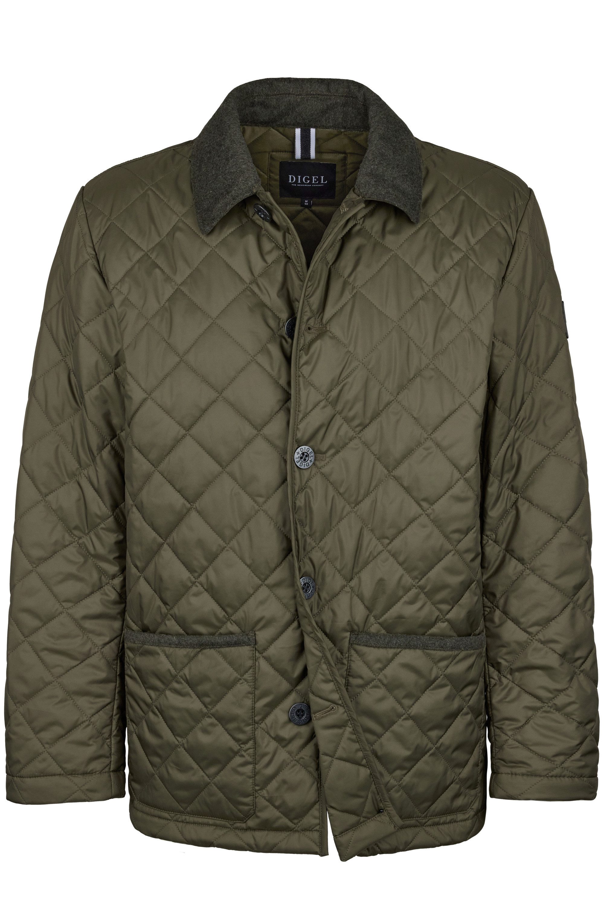 Digel Winterjacke Dalton (1-St) Sorona® Wattierung, wasserabweisend, Kragen aus wasserdichter Wolle