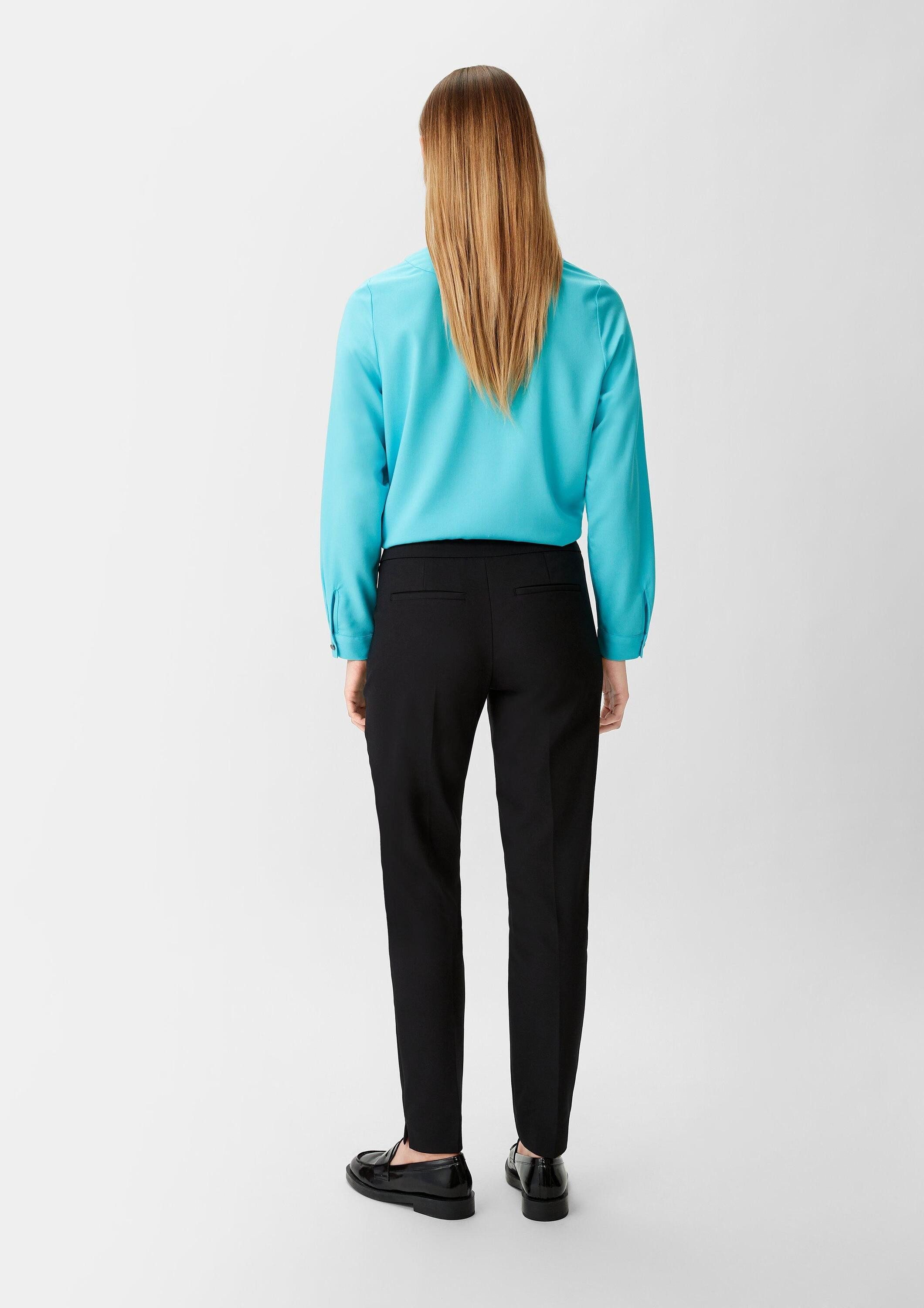 comma Chinos Hose Regular: Hose mit Bügelfalten