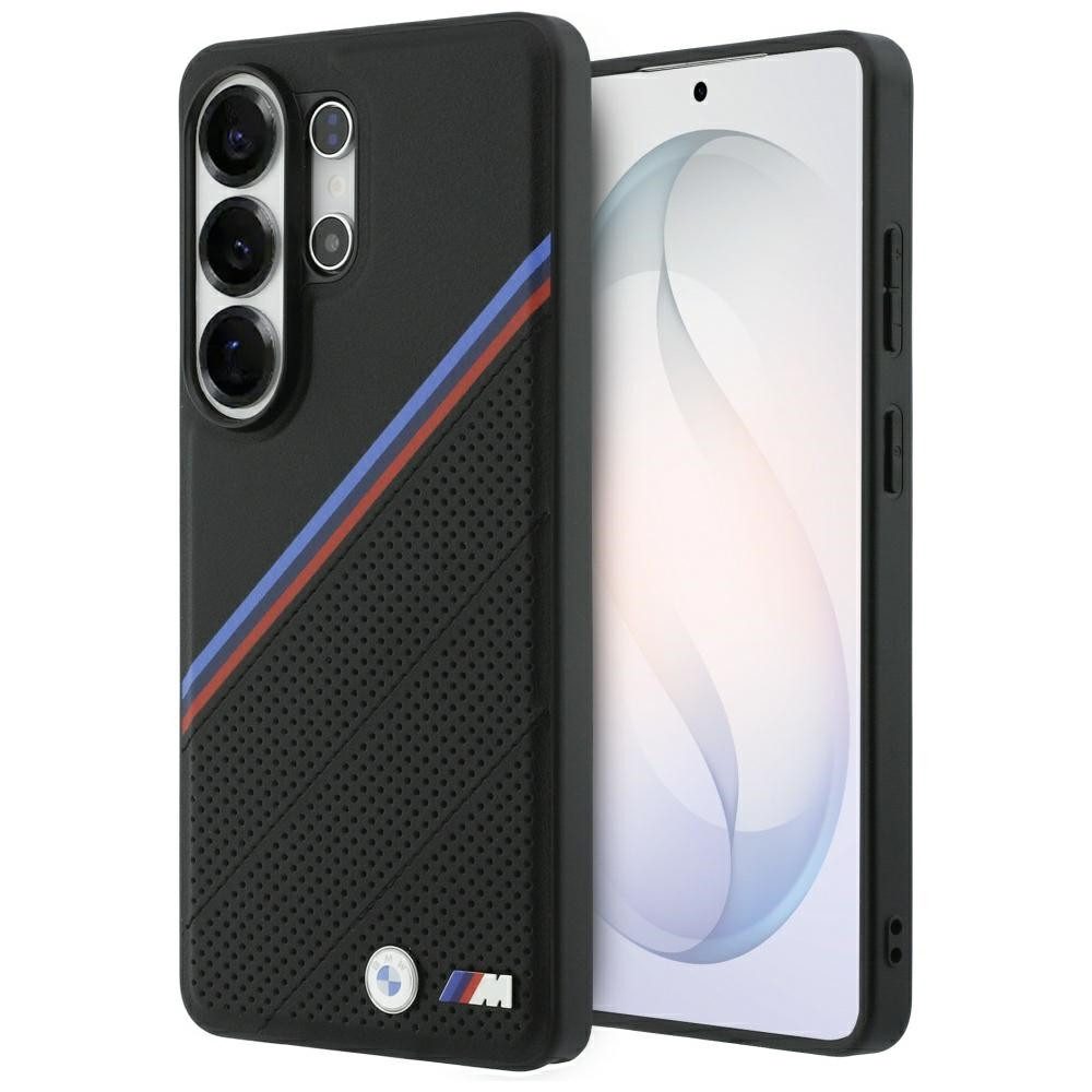 BMW Handyhülle MagSafe Hülle Galaxy S26 Ultra Kunstleder schwarz Tricolor Logo Metall 6,9 Zoll, Kantenschutz