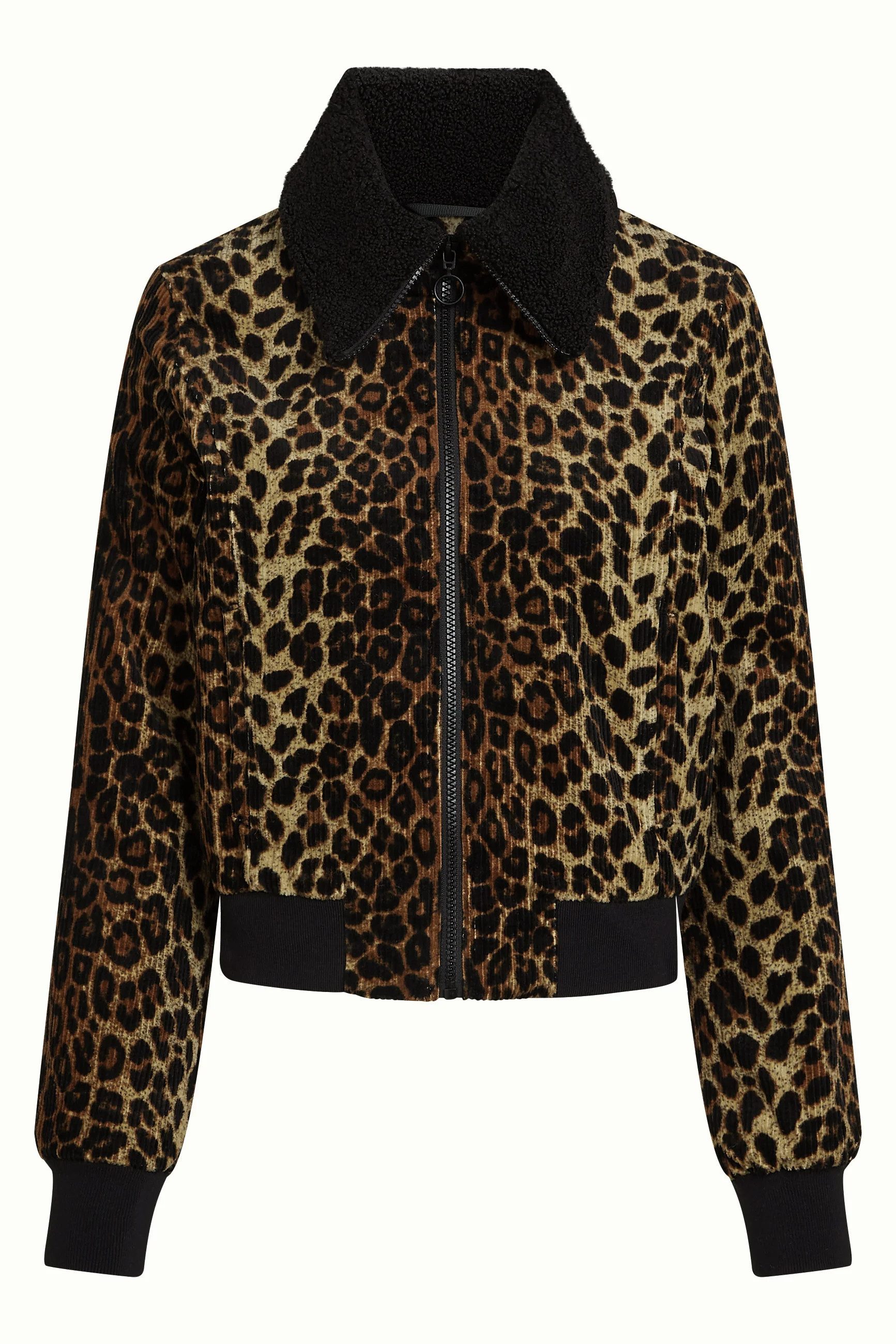 King Louie Cordjacke Arizona Jacket Fargo Cord - modische Cordjacke mit Animal-Print