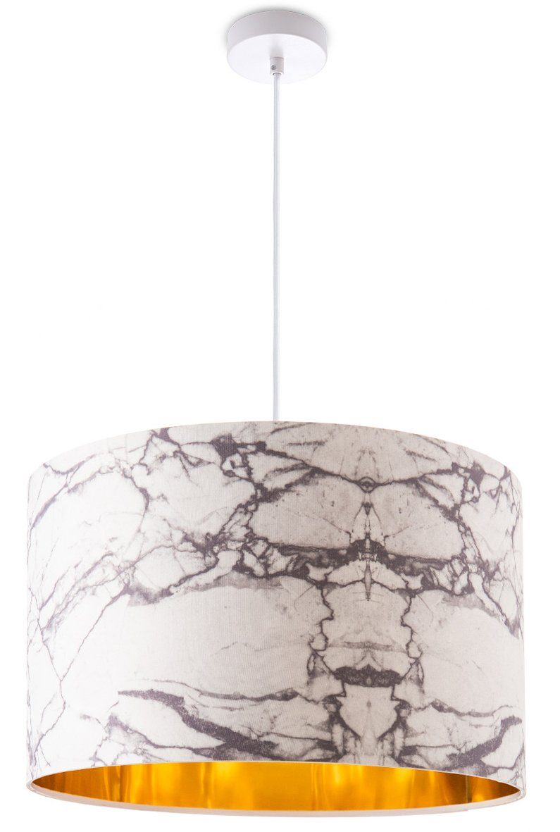 Paco Home Pendelleuchte Kraft 525, ohne Leuchtmittel, Deckenlampe Wohnzimmer Hängelampe Esszimmer Marmor Weiß E27. Reduzierter Preis € 50,76. Unverbindliche Preisempfehlung € 105,00