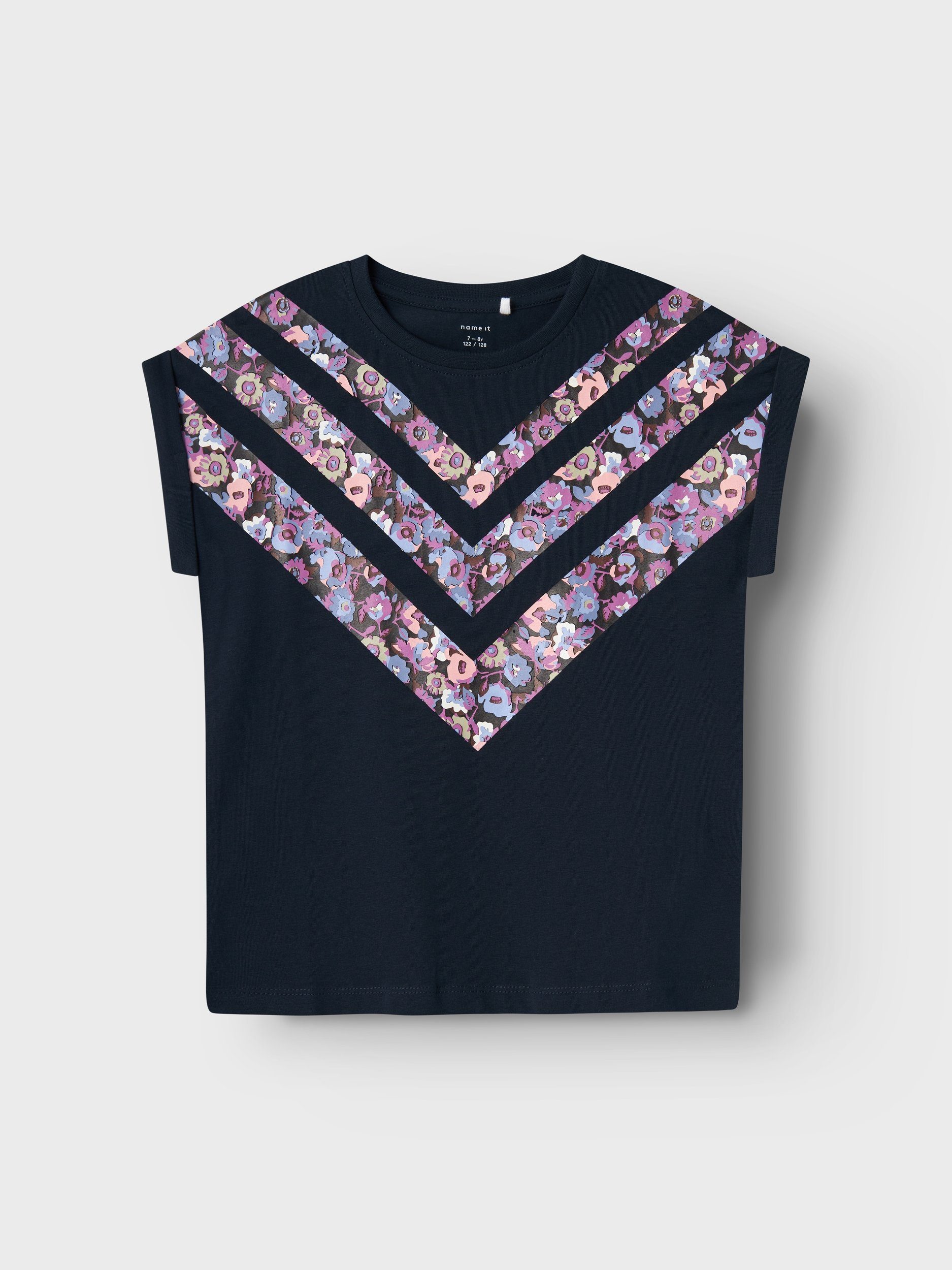 Name It T-Shirt TOP NOOS NKFTINDA CAPSL PS Sapphire Dark