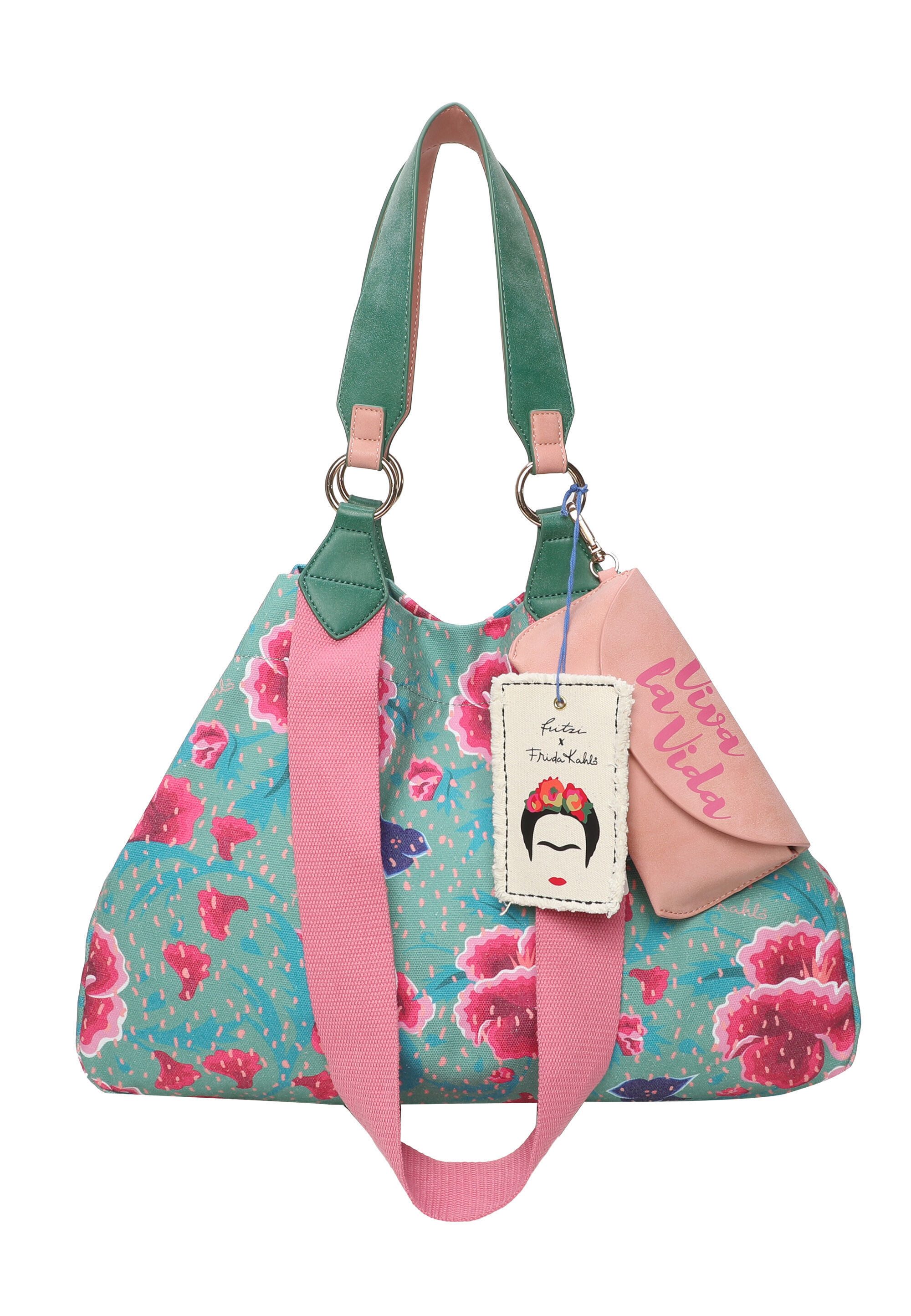 Fritzi aus Preußen Shopper Fritzi x Frida Kahlo, mit Blumenprint