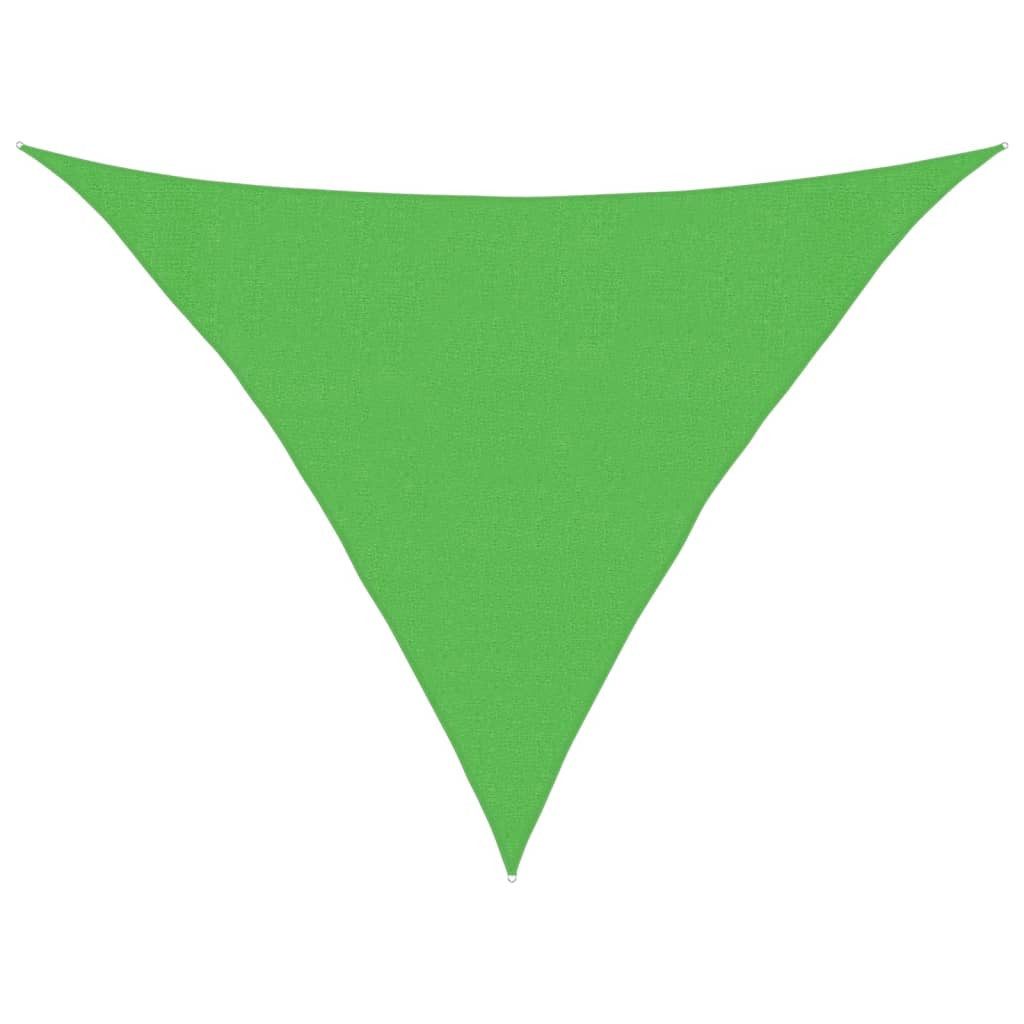 Sonnensegel Sonnensegel 160 g/m² Hellgrün 3x3x4,2 m HDPE