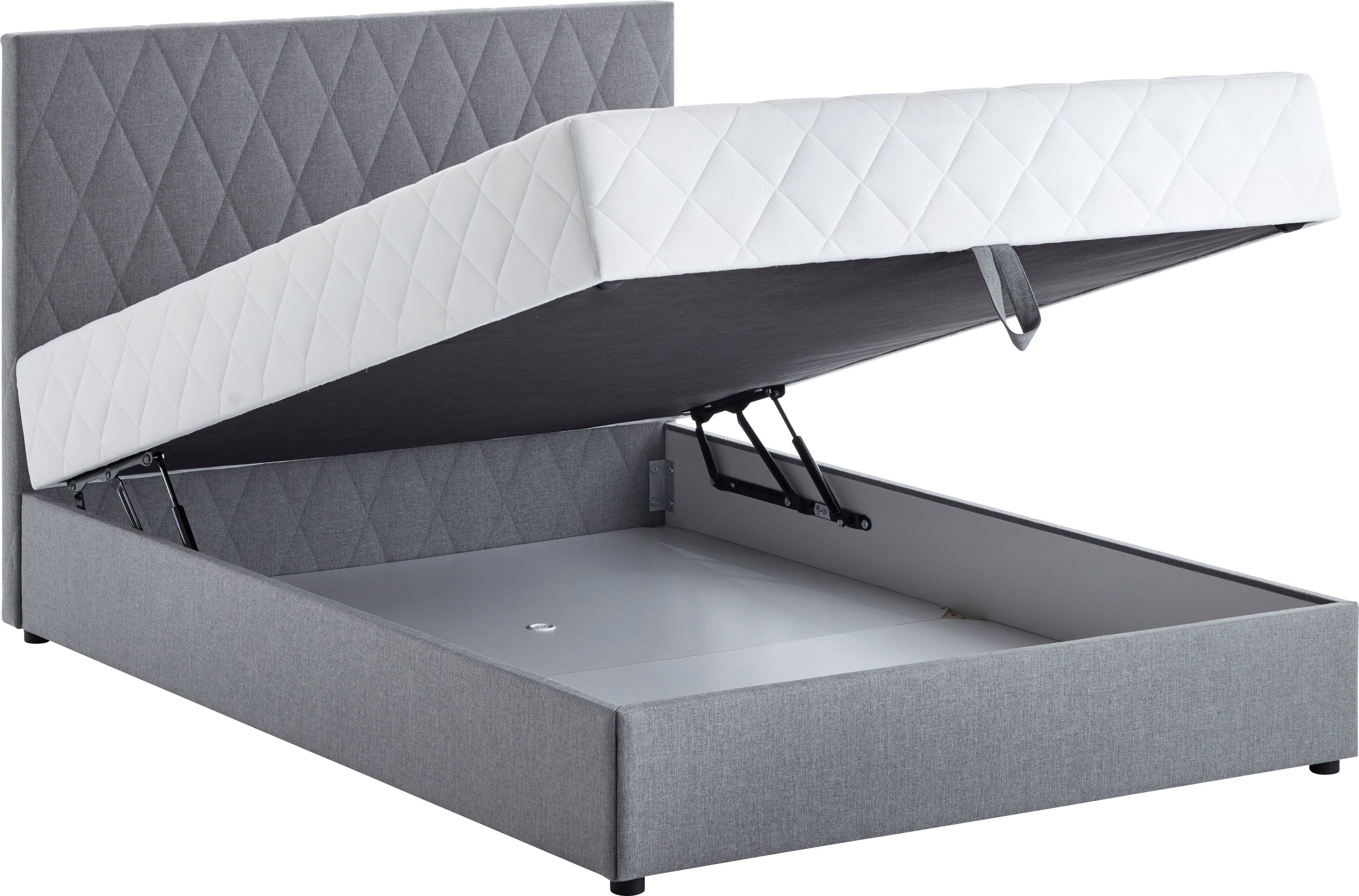 ATLANTIC home collection Boxbett "Benita", OTTOs Choice! Topseller inkl. Bettkasten, erhältlich in verschiedenen Größen, inkl. Taschen-Federkernmatratze