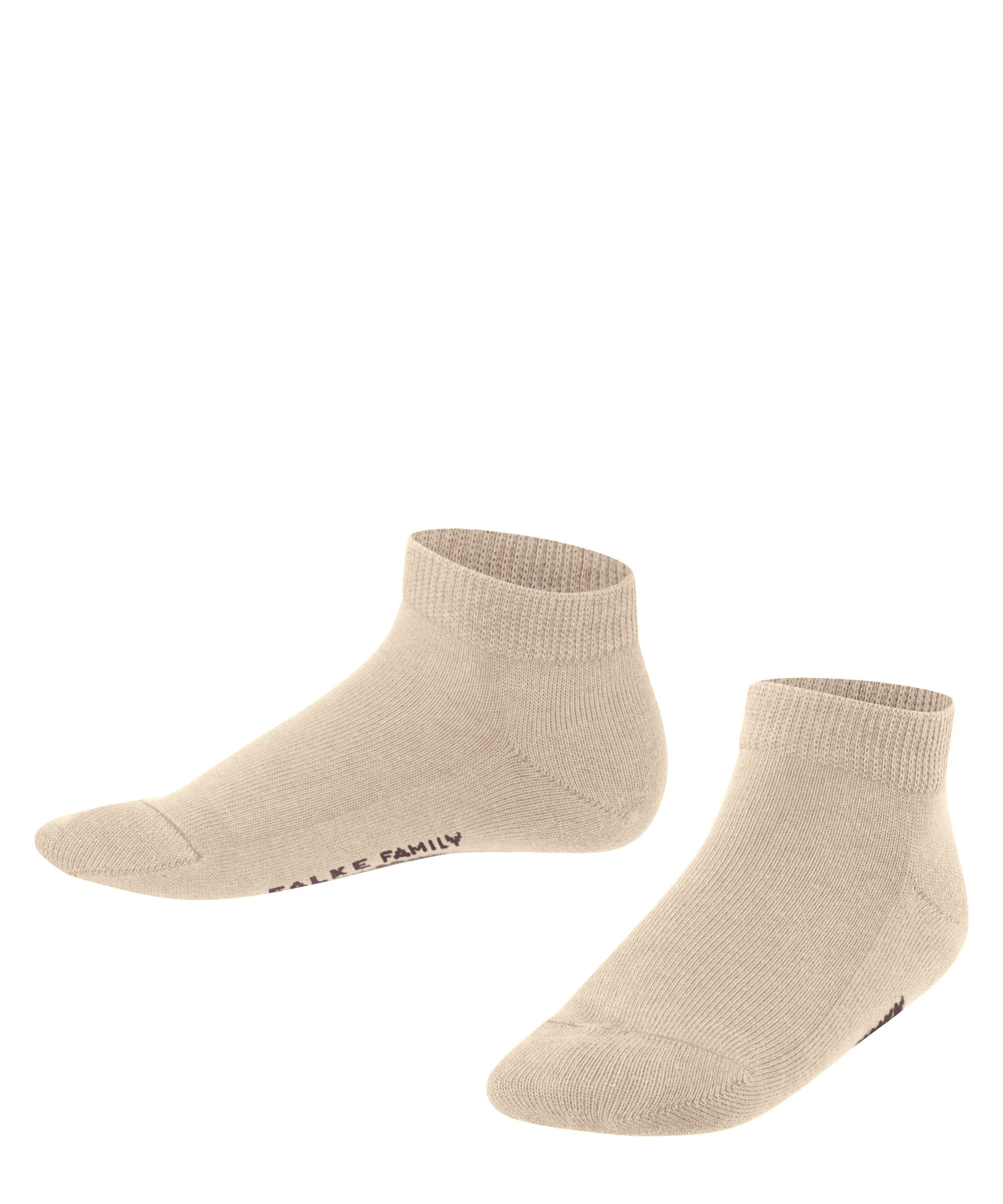 mit nachhaltiger mel. Sneakersocken (4650) sand Baumwolle Family FALKE (1-Paar)
