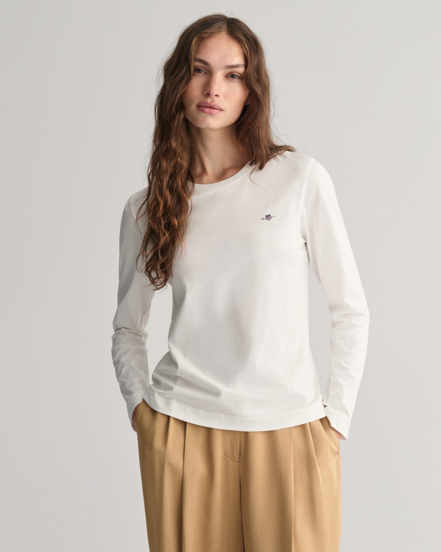 Gant Langarmshirt REG SHIELD LS T-SHIRT günstig online kaufen