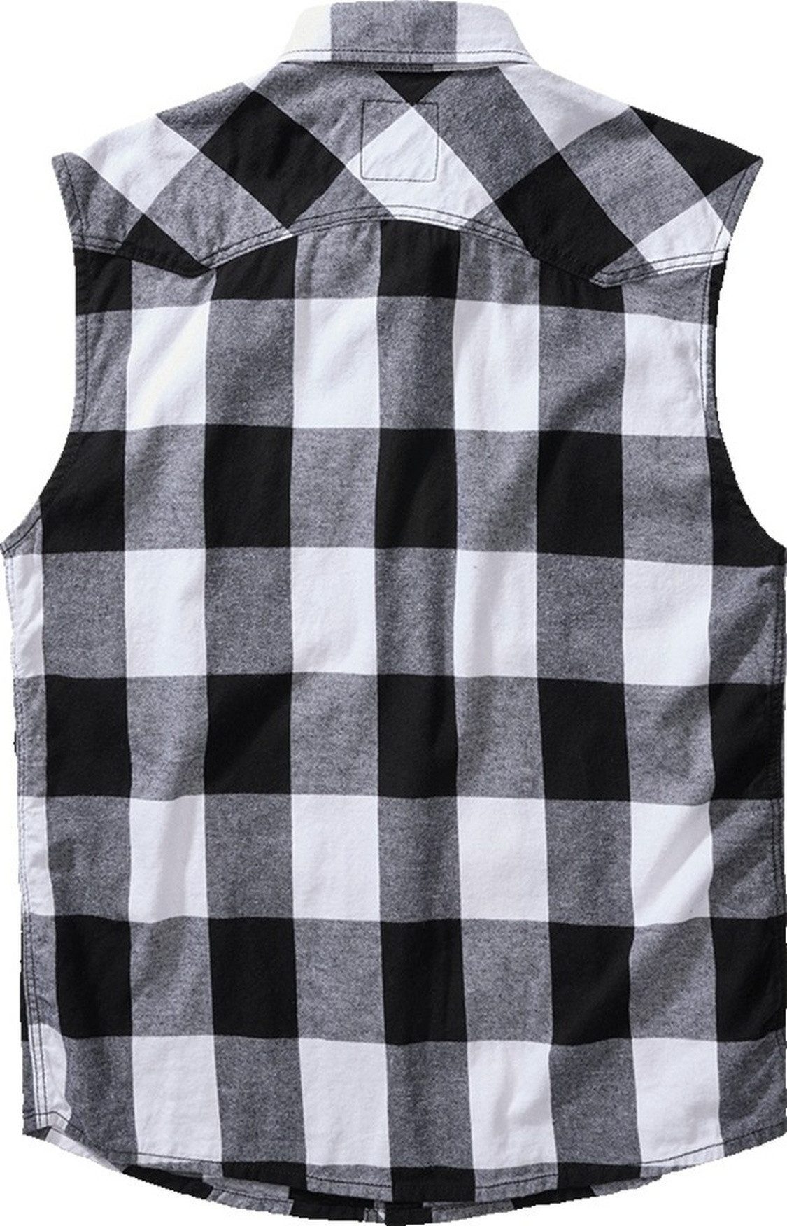 Brandit Langarmhemd Check Shirt Sleeveless – Bild 2 von 5