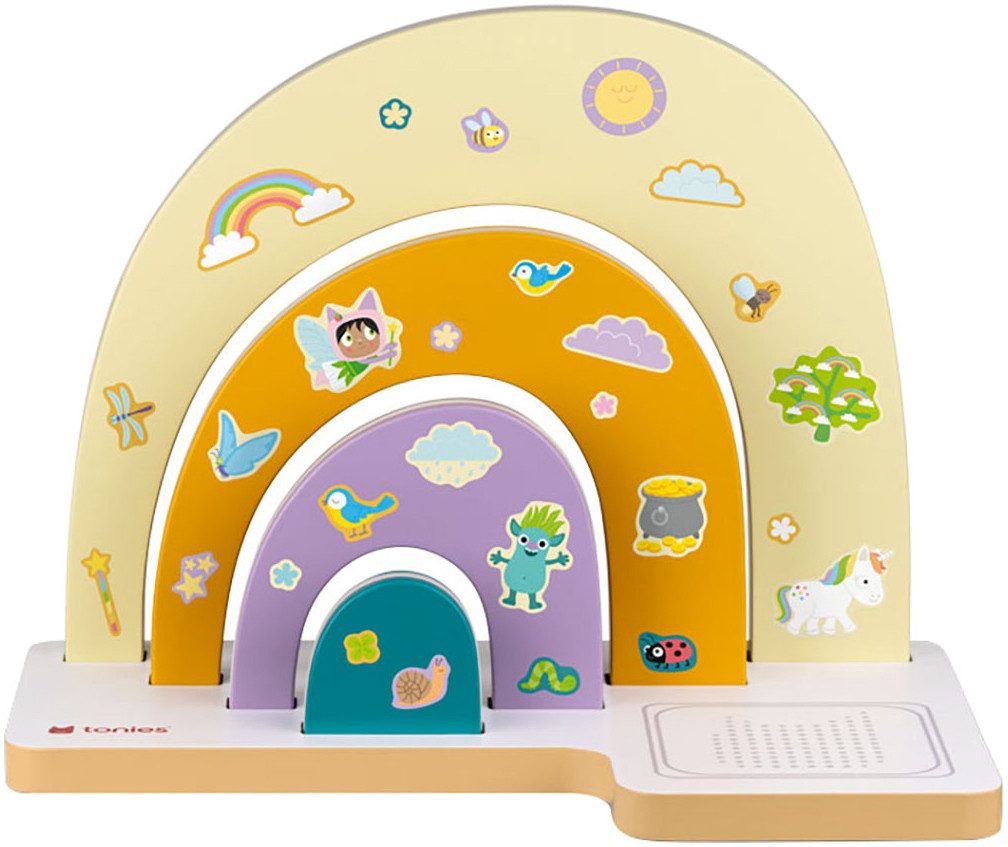 tonies Kinderregal Standregal - Regenbogen, für bis zu 40 Tonies