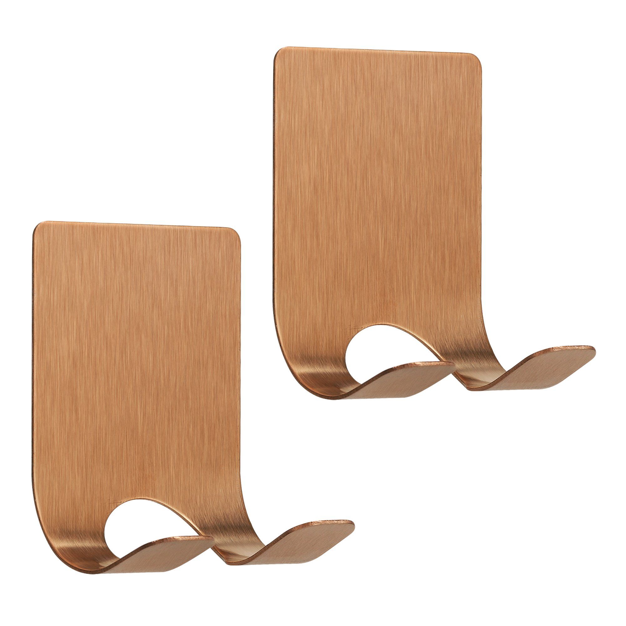 kwmobile Halterung 2x selbstklebende Wand Haken für Rasierer, (1-tlg., für versch. Oberflächen - Nassrasierer Halter Set)