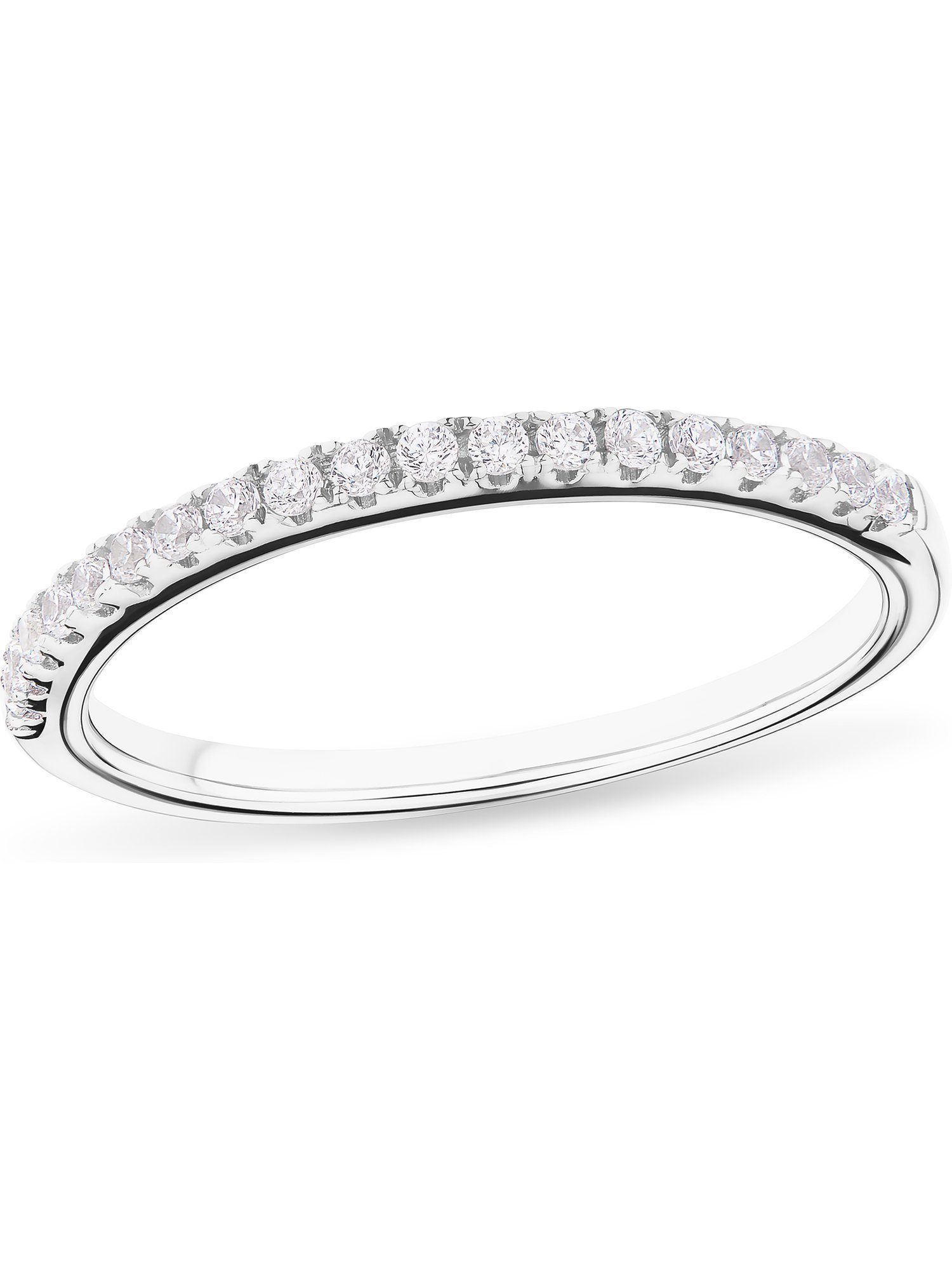 FAVS Silberring FAVS Damen-Damenring 925er Silber 1 Zirkonia, Zirkonia, synthetisch