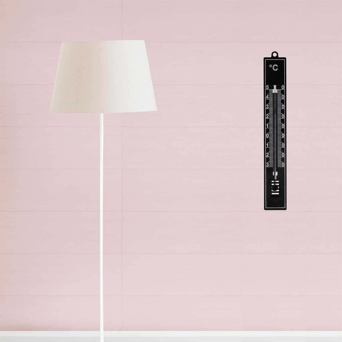 Lantelme Raumthermometer 5 Stück Außenthermometer Set Thermometer für Innen Außen Garten Analog, Gartenthermometer 5 Stück im Set, 17cm Lang, Deutsche Herstellung, Farbwahl, Temperaturanzeige -30 bis 50°C