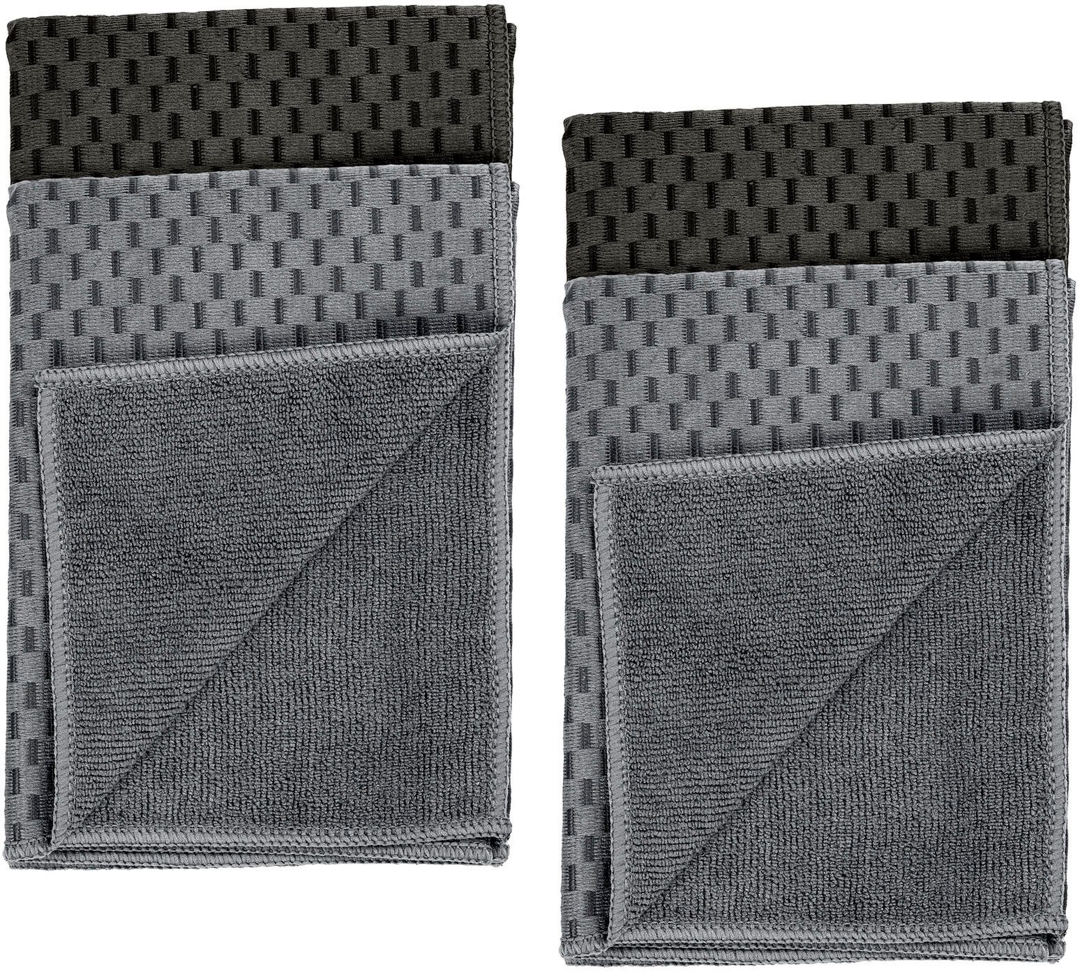 WENKO Geschirrtuch Modell Miko, (Set, 6-tlg), Mikrofaser, zum Abtrocknen & günstig online kaufen